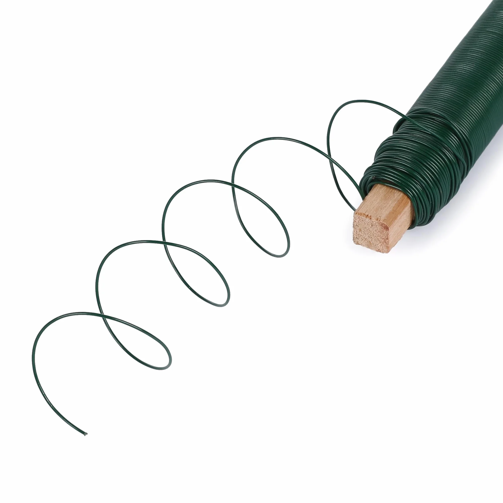 Nordstern Drut kwiatowy drut do majsterkowania zielony 3-pak - drut nawijany Ø 0,65 mm x 38 m