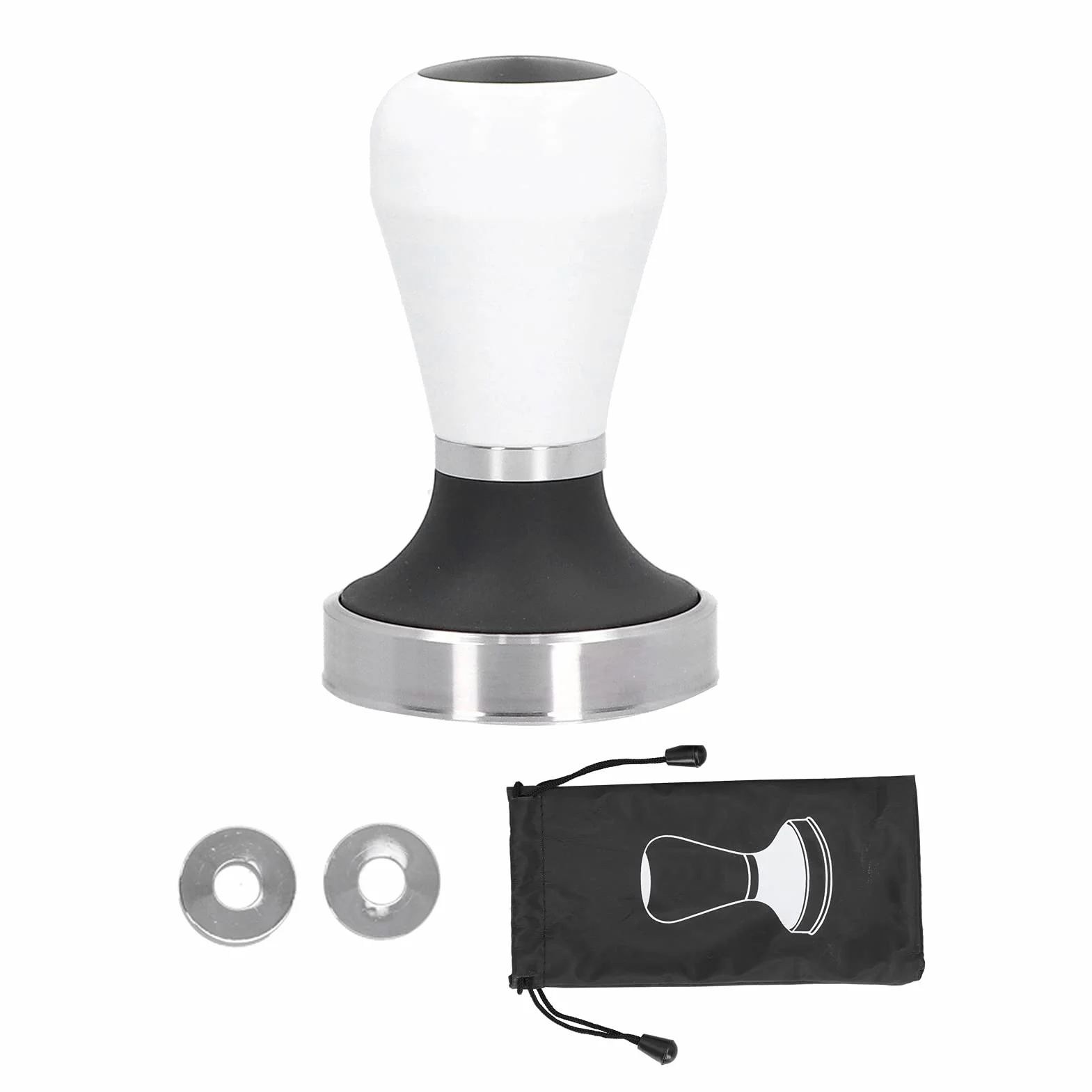 Ubijak do Kawy 58,5 Mm, Prasa do Kawy Mielonej ze Stali Nierdzewnej z Ergonomicznym Uchwytem, ​​do Ubijania Mielonego w Kuchni lub Barze