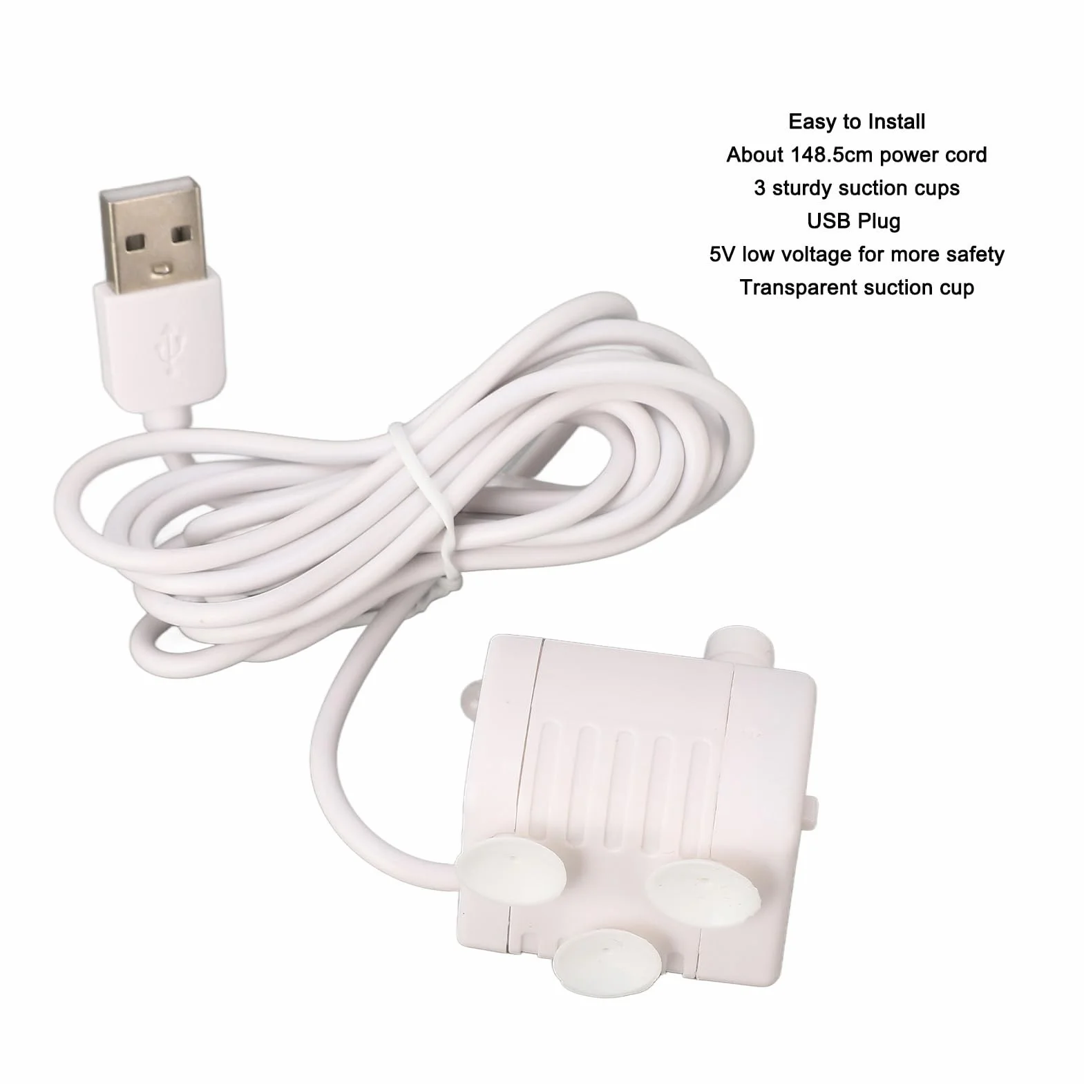 Mini Cat Pompa Dozująca Wodę USB Cicha Bezszczotkowa Pompa Fontannowa dla Zwierząt Domowych