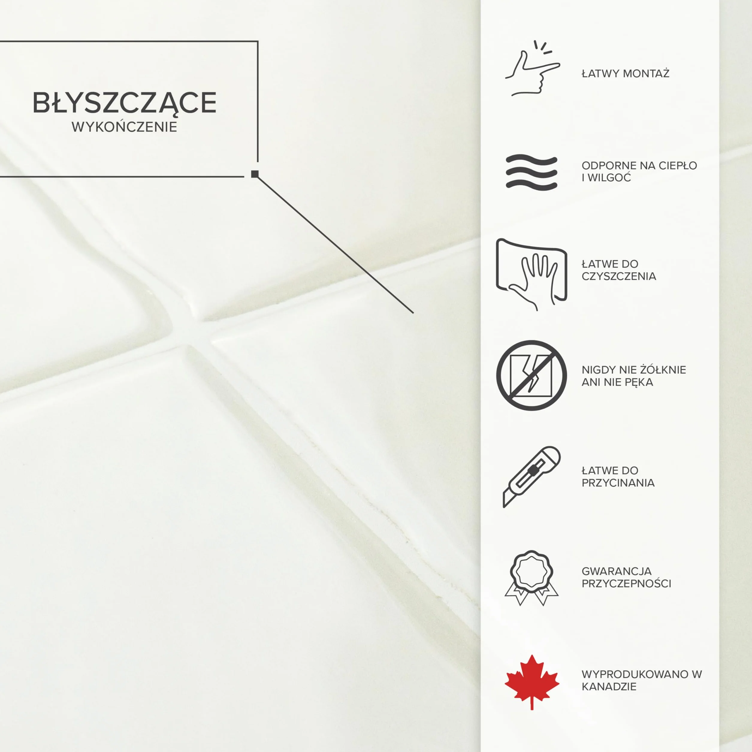 Smart Tiles Samoprzylepne płytki do kuchni i łazienki – beżowe/szare, naklejki na płytki 3D, tylna ścianka kuchenna, panele ścienne, 5 płytek (22,86 x 22,86 cm), łatwy montaż, wyprodukowano w Kanadzie