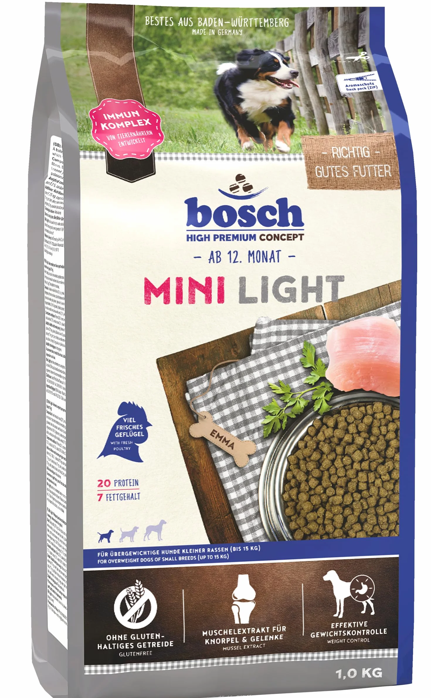 Bosch HPC Mini Light sucha karma dla psów z nadwagą małych ras 2,5 kg