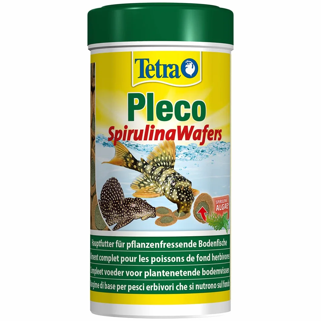Tetra Pleco Algae Wafers pokarm dla ryb z algami spiruliny puszka 250 ml