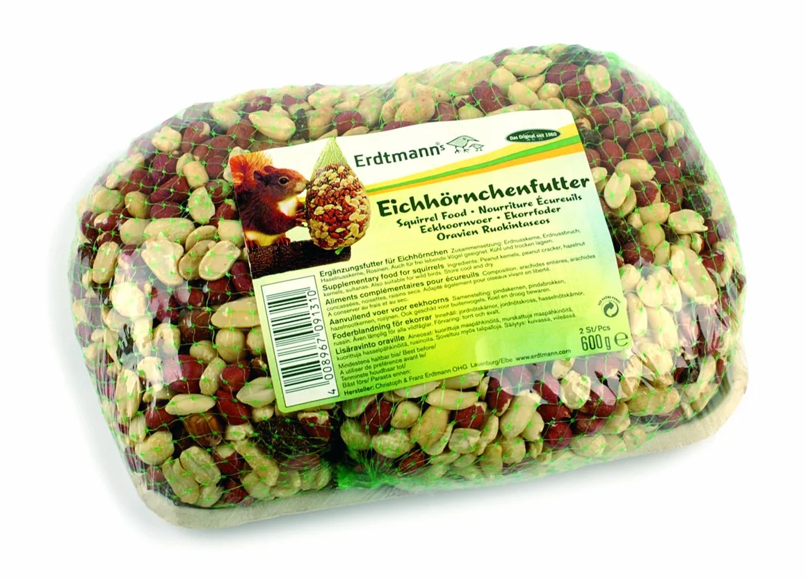 ERDTMANNS - karma dla wiewiórek Big Pack 600 g (2 x 300 g)