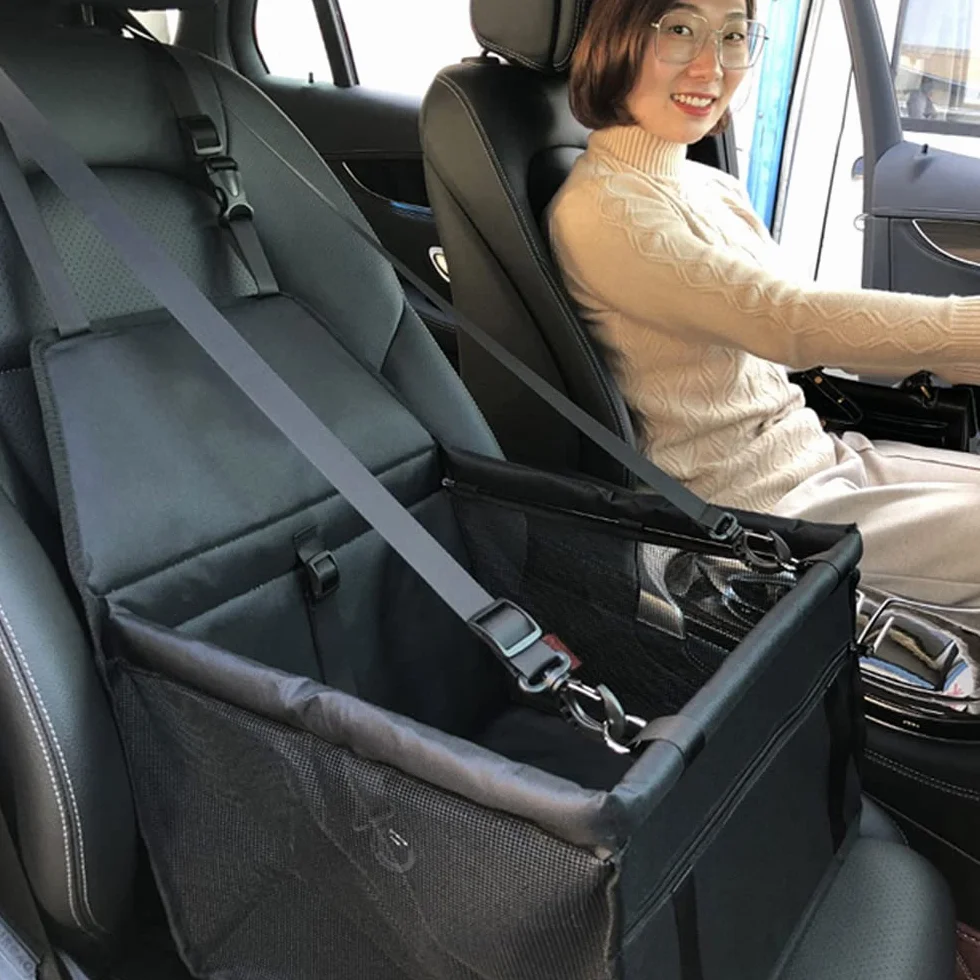 Newaner Fotelik Samochodowy dla Psa - Solidny Fotelik dla Psa do Samochodu – Samochodowa Torba Transportowa dla Psów