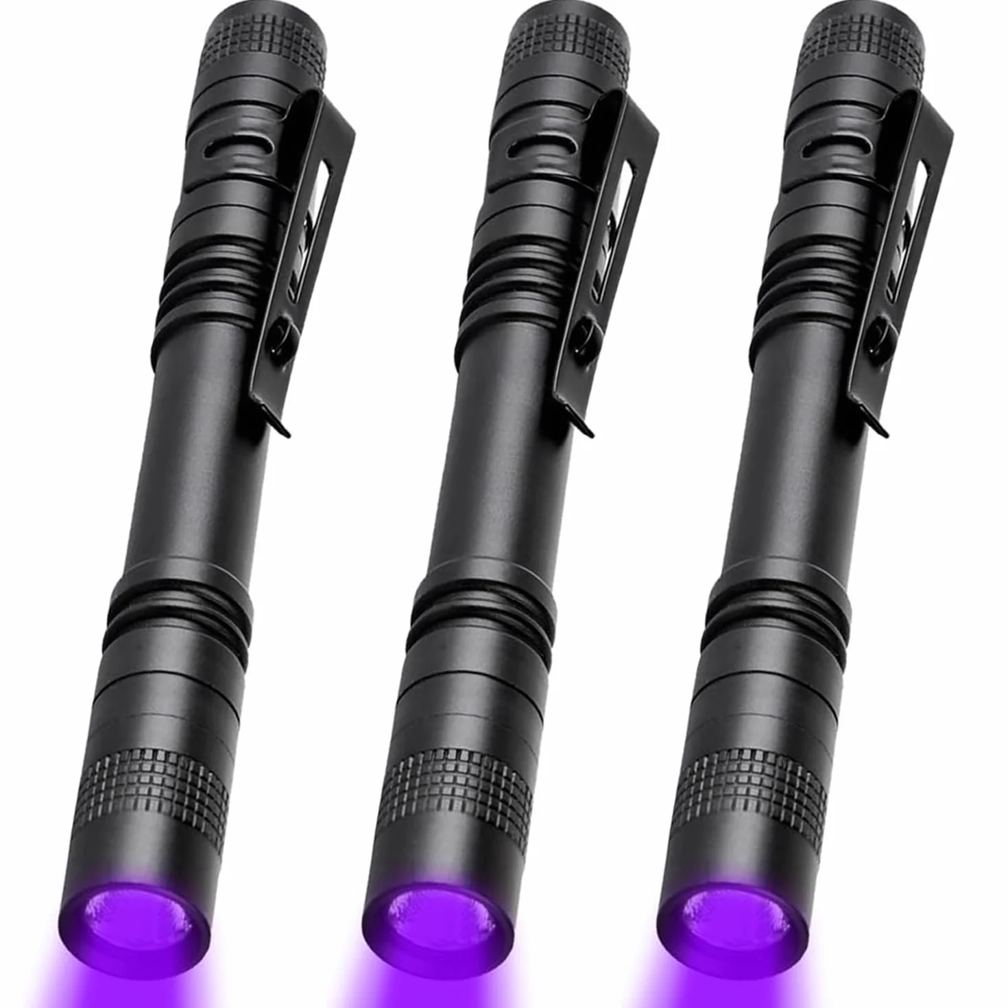 Latarka UV, latarka ultrafioletowa LED 395 nm, wykrywacz czarnego światła do moczu zwierząt domowych, plam, pluskiew, domu, hotelu i innych. 2 baterie AAA (brak w zestawie).
