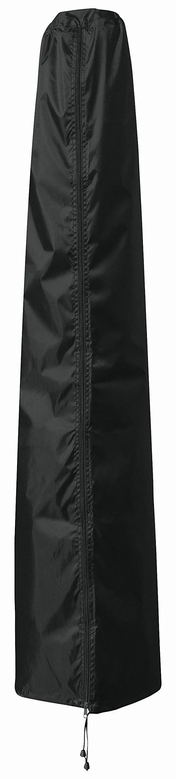 B.PRIME – pokrowiec ochronny na parasole ogrodowe o średnicy 280-350 cm – wys. 228 cm x szer. 30/45 cm – wodoodporny, przewiewny i stabilny wobec UV – z materiału poliestrowego Oxford 210D