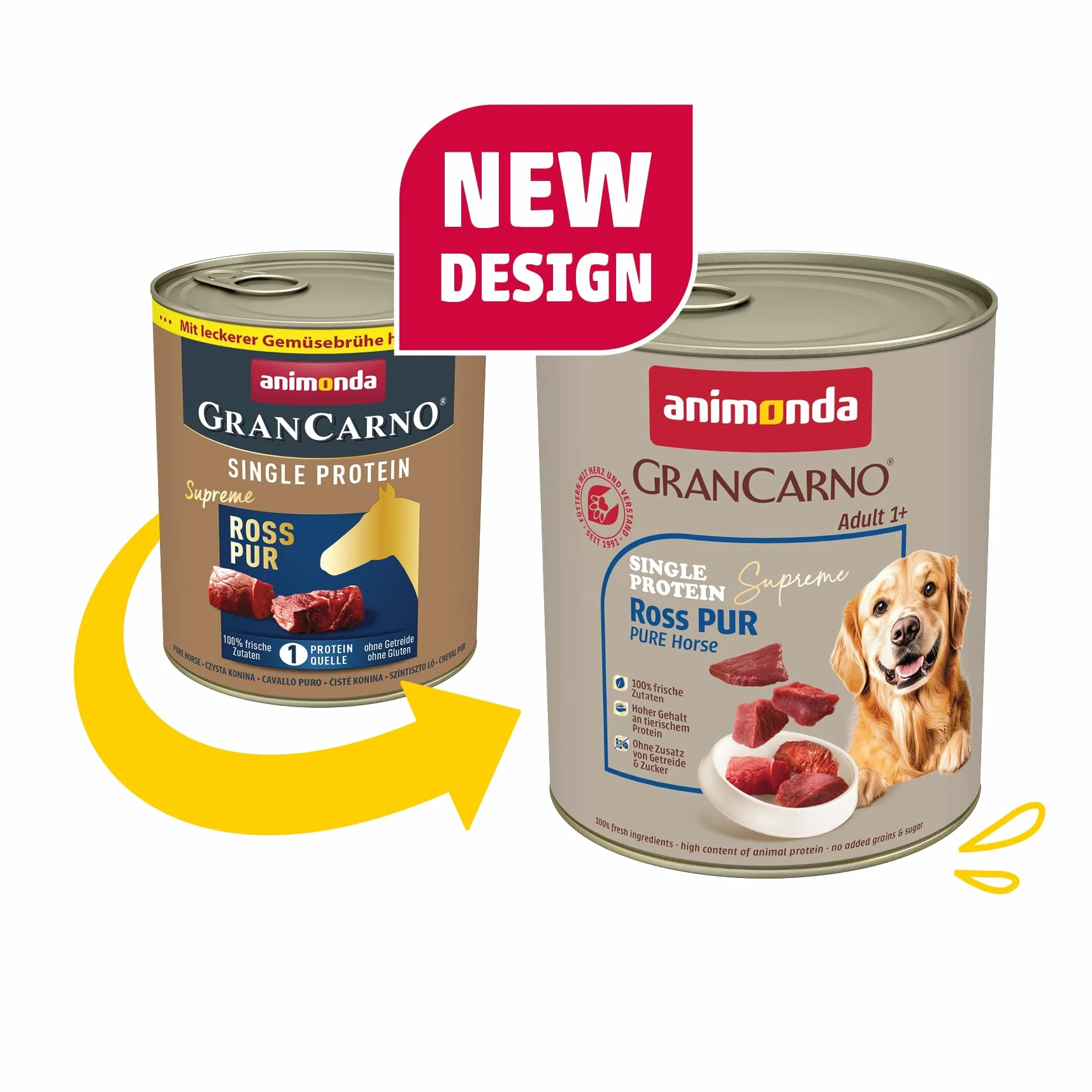 Animonda GranCarno Adult Ross Pur 800g