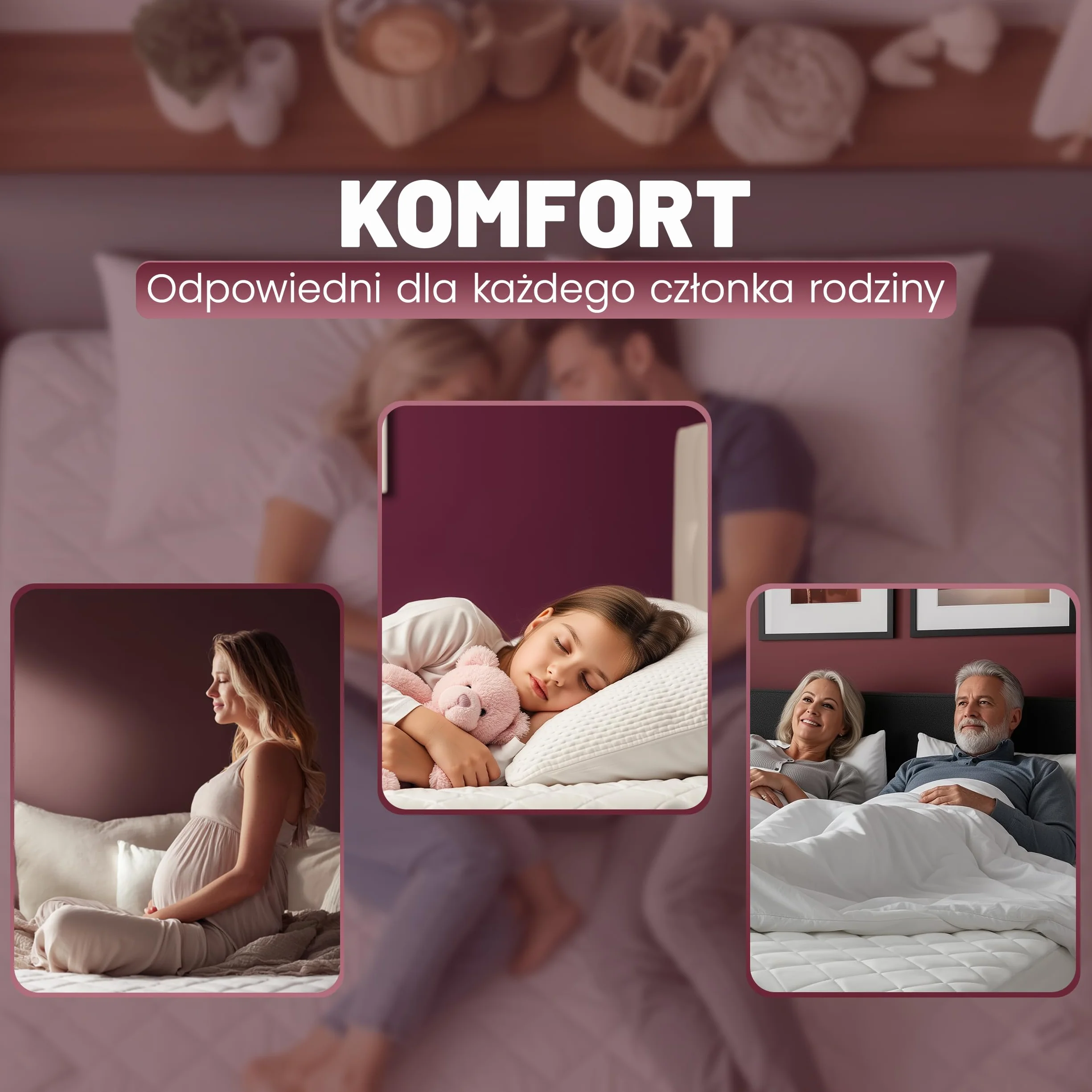 Utopia Bedding Quilted Mattress Pad 90x190 cm, ochraniacz na materac z elastycznym paskiem, pokrowiec na materac o głębokości do 38 cm (biały)