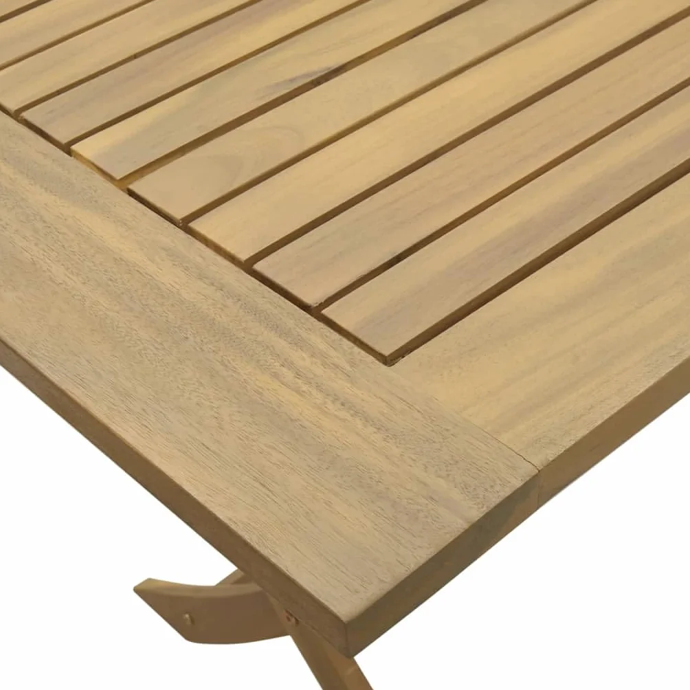 vidaXL Składany stół ogrodowy, 120x70x75 cm, lite drewno akacjowe, stół do ogrodu, stol do ogrodu, drewniany stół do ogrodu, stol ogrodowy