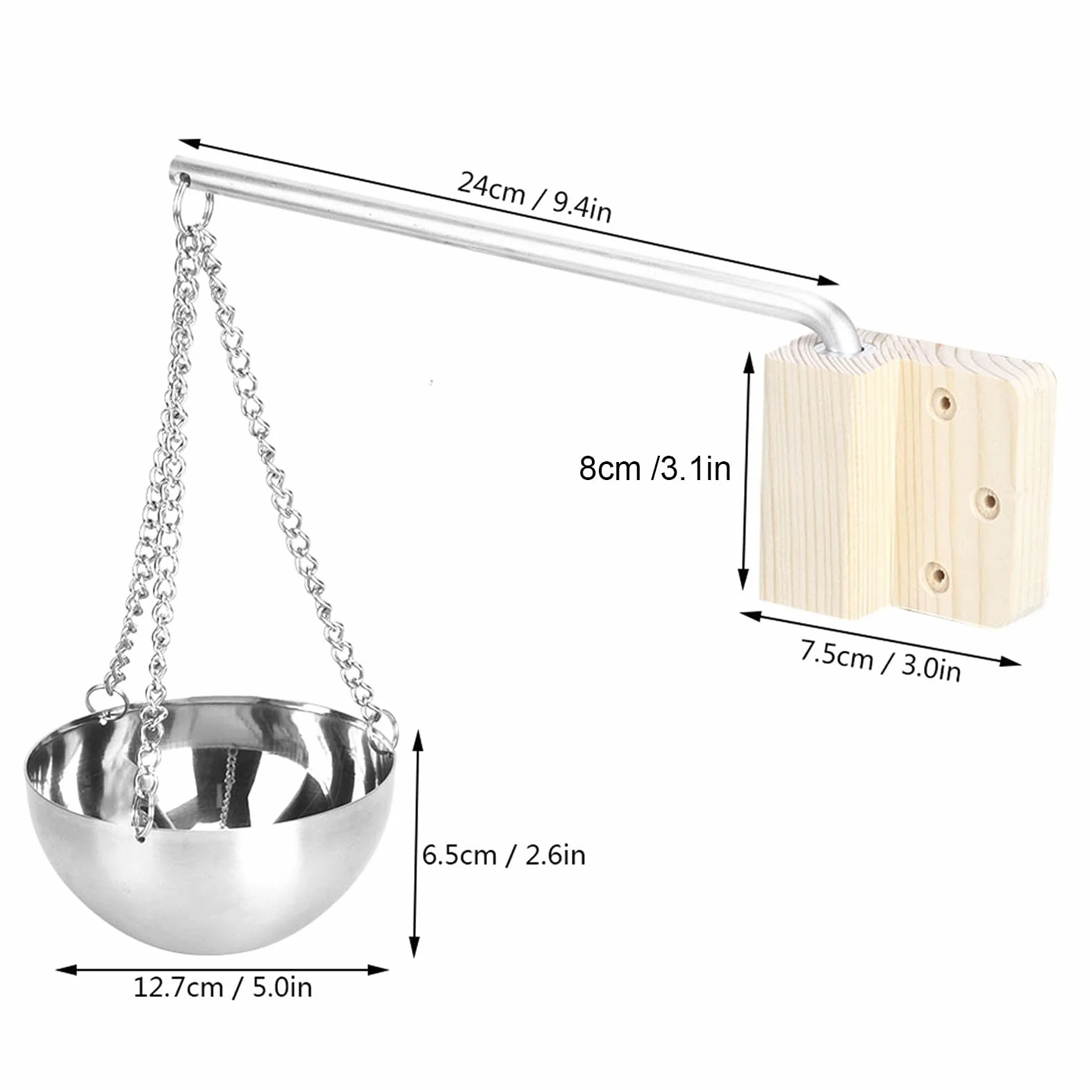 Sauna aus Edelstahl Tasse Tasse ?therisches ?l Saunaschจนssel Zubeh?r fจนr das Zimmer