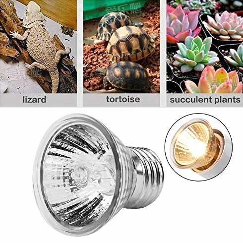 Lampa grzewcza dla gadów 25W/50W do terrarium akwarium żółw jaszczurka