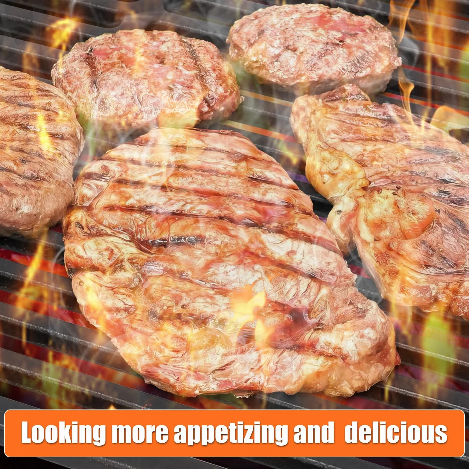 Żeliwny ruszt do grillowania, 54 x 34 cm, do BBQ, grilla gazowego, grilla na węgiel drzewny i wielu innych, ruszt żeliwny, części zamienne, 1 sztuka