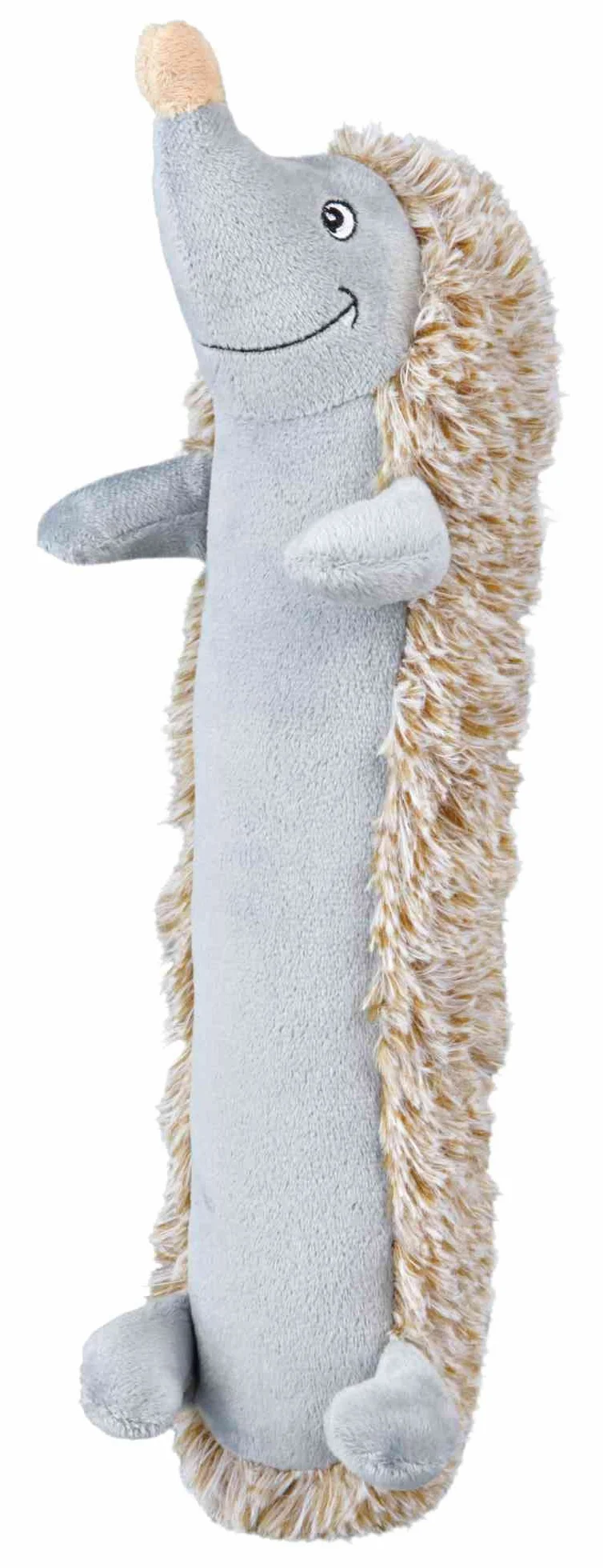 Trixie Pluszowy Jeż Zabawka dla Psa, Szary/Beżowy, 37 cm