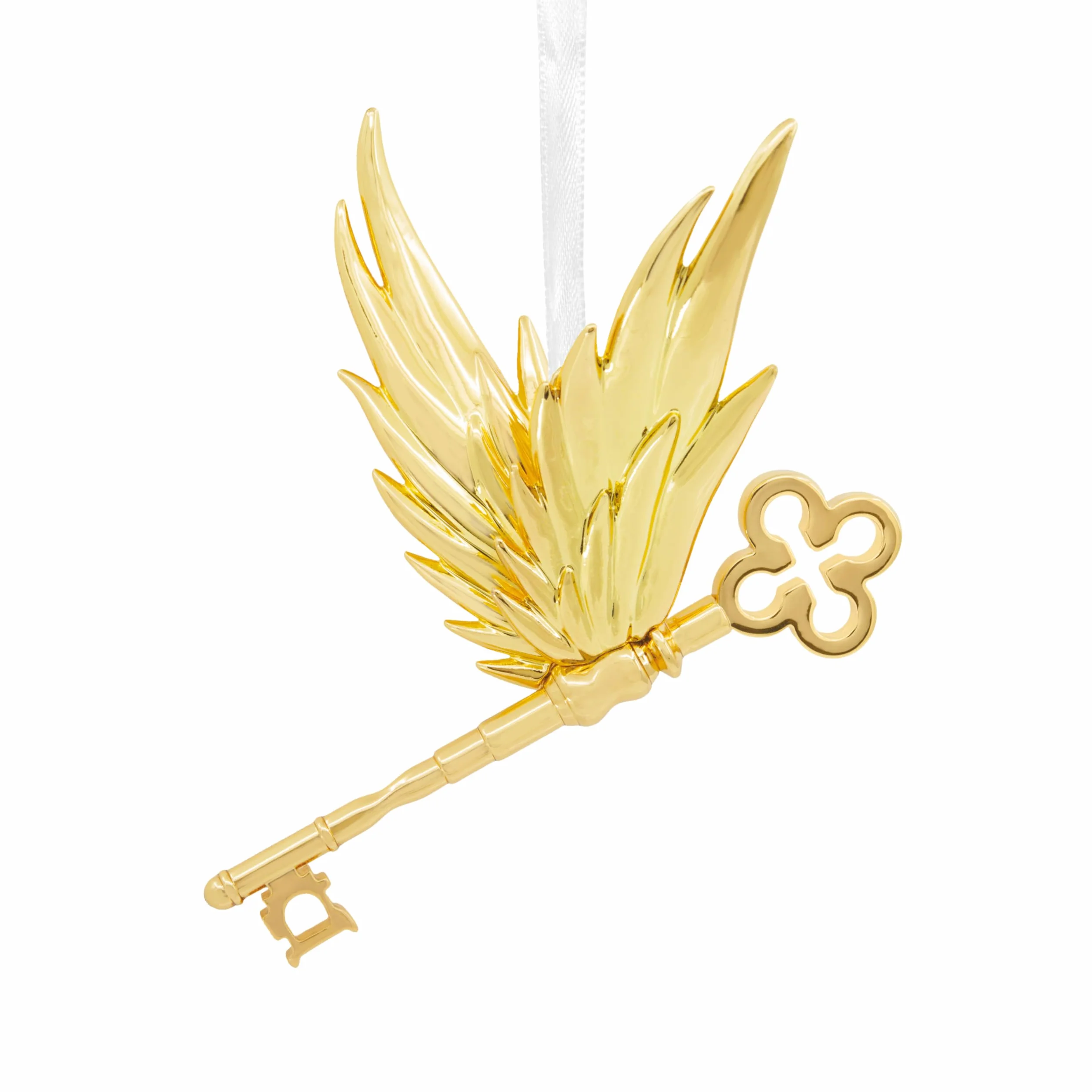 Hallmark Skrzydlaty klucz wysokiej jakości metalowa ozdoba, Harry Potter i kamień filozoficzny, dekoracja choinki z Harrym Potterem, świąteczna wisząca ozdoba, prezenty na Boże Narodzenie