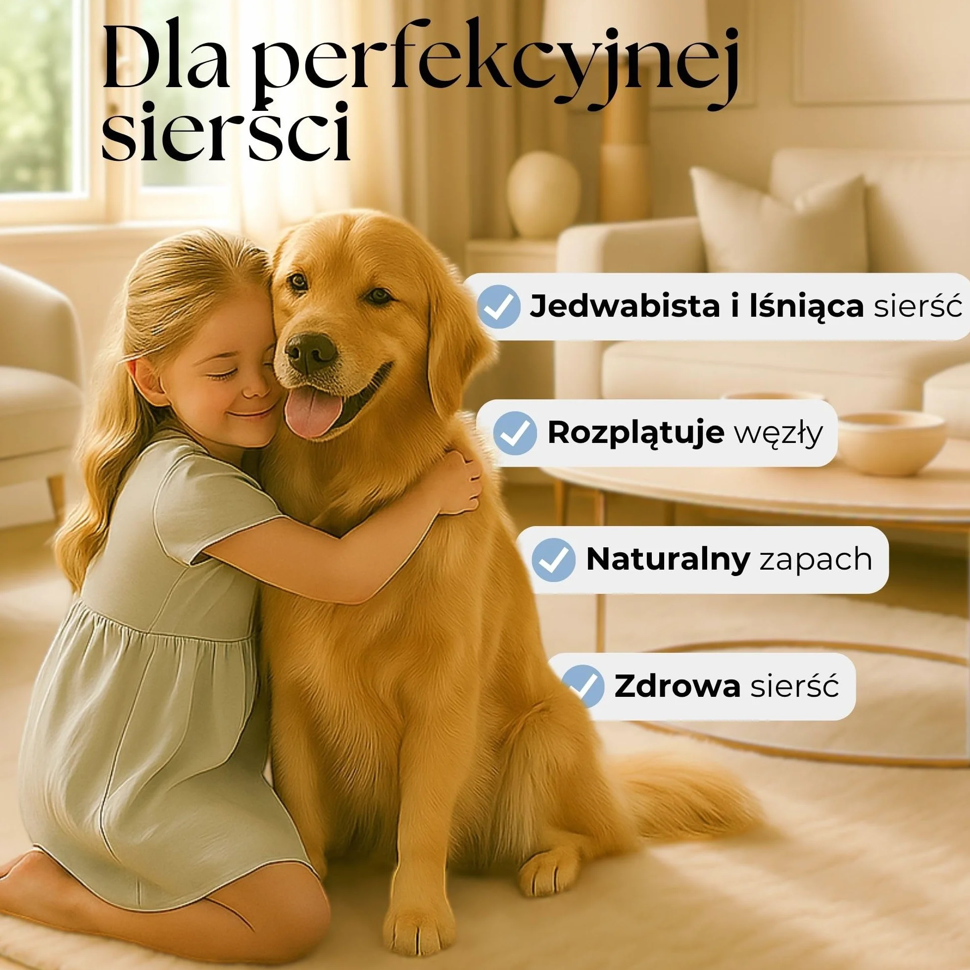 Odżywka dla Psów 250ml – ASSOPET – Naturalna Odżywka z Bio Olejem Arganowym i Bio Aloesem – Zmiękczająca, Rozplątująca i Nabłyszczająca – Bezpieczna, Delikatna, Wegańska, Made in Italy