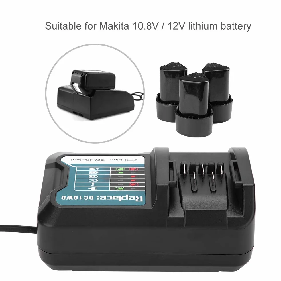 Ładowarka do 10,8 V 12 V DC10WD DC10SB DC10WC BL1015 BL1016 BL1021B (przepisy europejskie)
