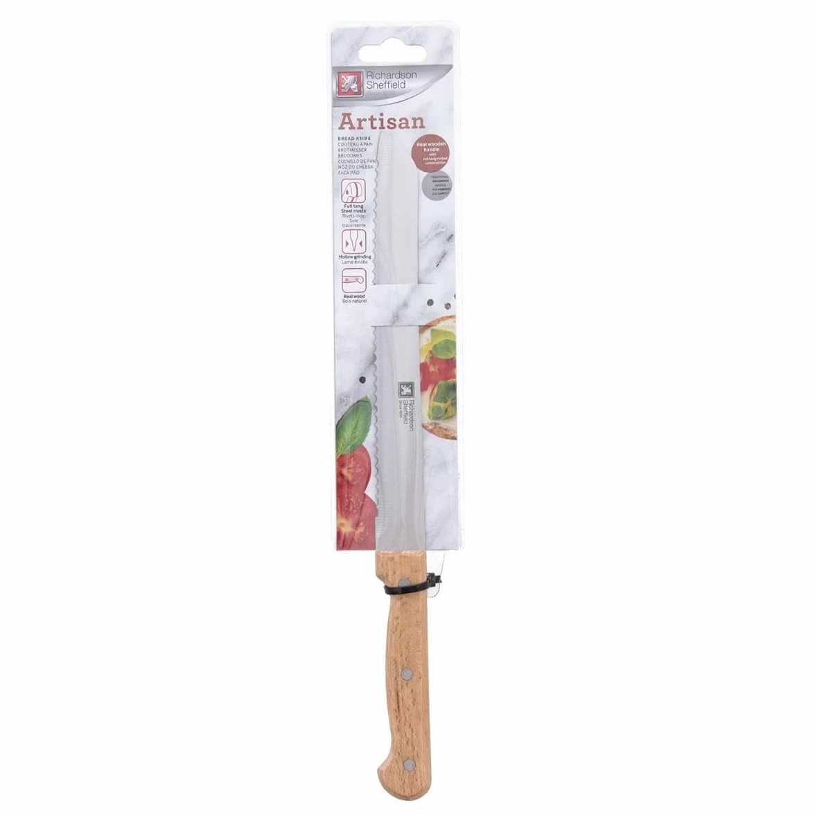 Artisan Drewno - Nóż do chleba 20 cm