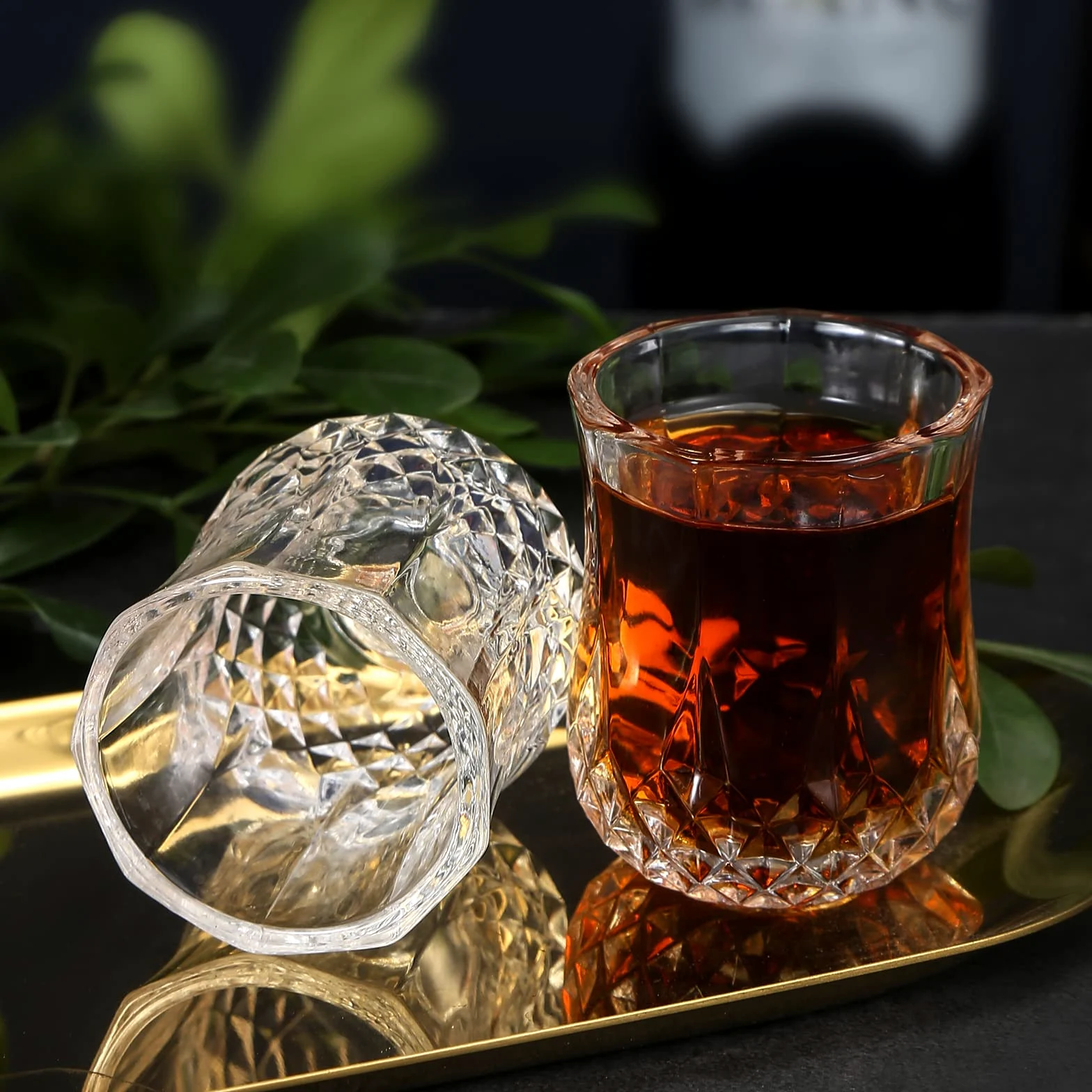 JAIEF Kieliszki tequila o pojemności 50 ml z ciężką podstawą Kieliszki do wódki (4)