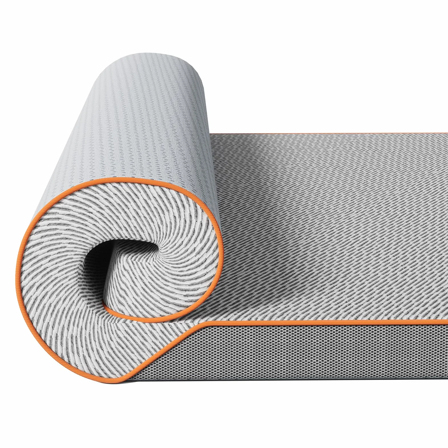 PERLECARE Materac wierzchni 140 x 200 cm – wysokość 7,5 cm, stopień twardości H3 H4, z poszewką na materac o wysokiej szerokości, certyfikat Öko-Tex pianka żelowa, na łóżko kontynentalne i sofę do