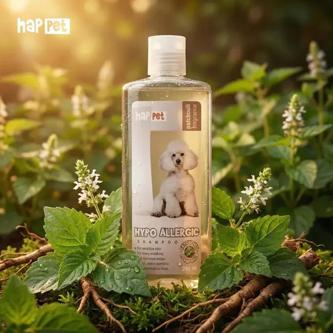 HAPPET Szampon Dla Psa Hypo Allergenic 240 ml Łagodzący Nawilżający