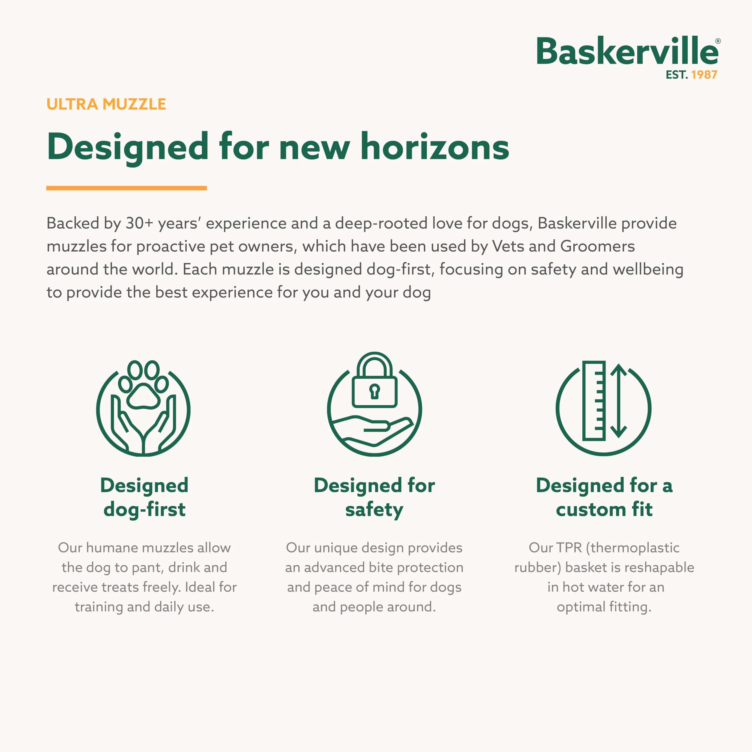 Baskerville Ultra Kaganiec dla małych psów, regulowany, wyściełany, rozmiar 2, czarny