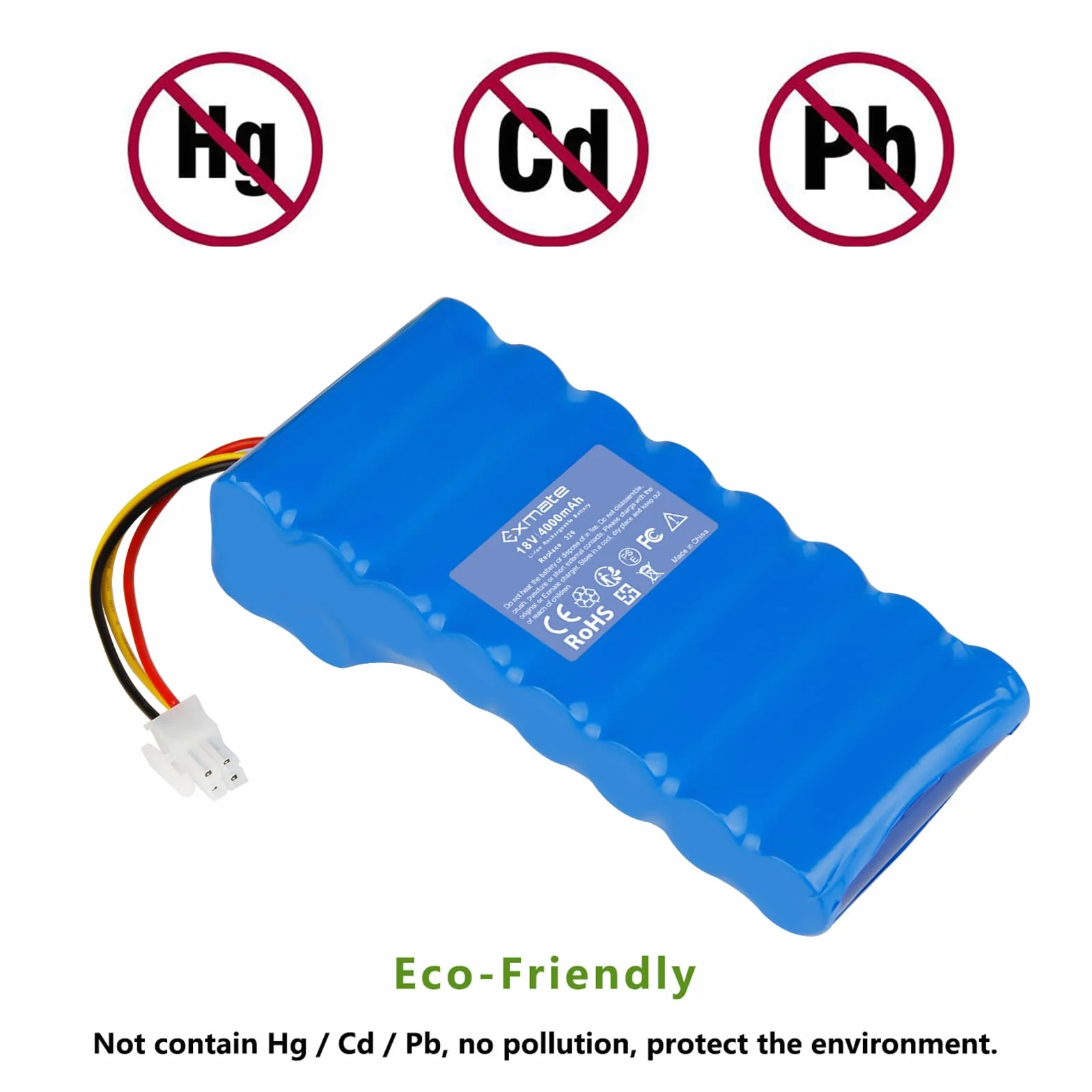 Exmate Akumulator zastępczy 18 V 4000 mAh do kosiarki Husqvarna Automower 320, 330X, 420, 430, 430X, 440, 450X, 520, 550