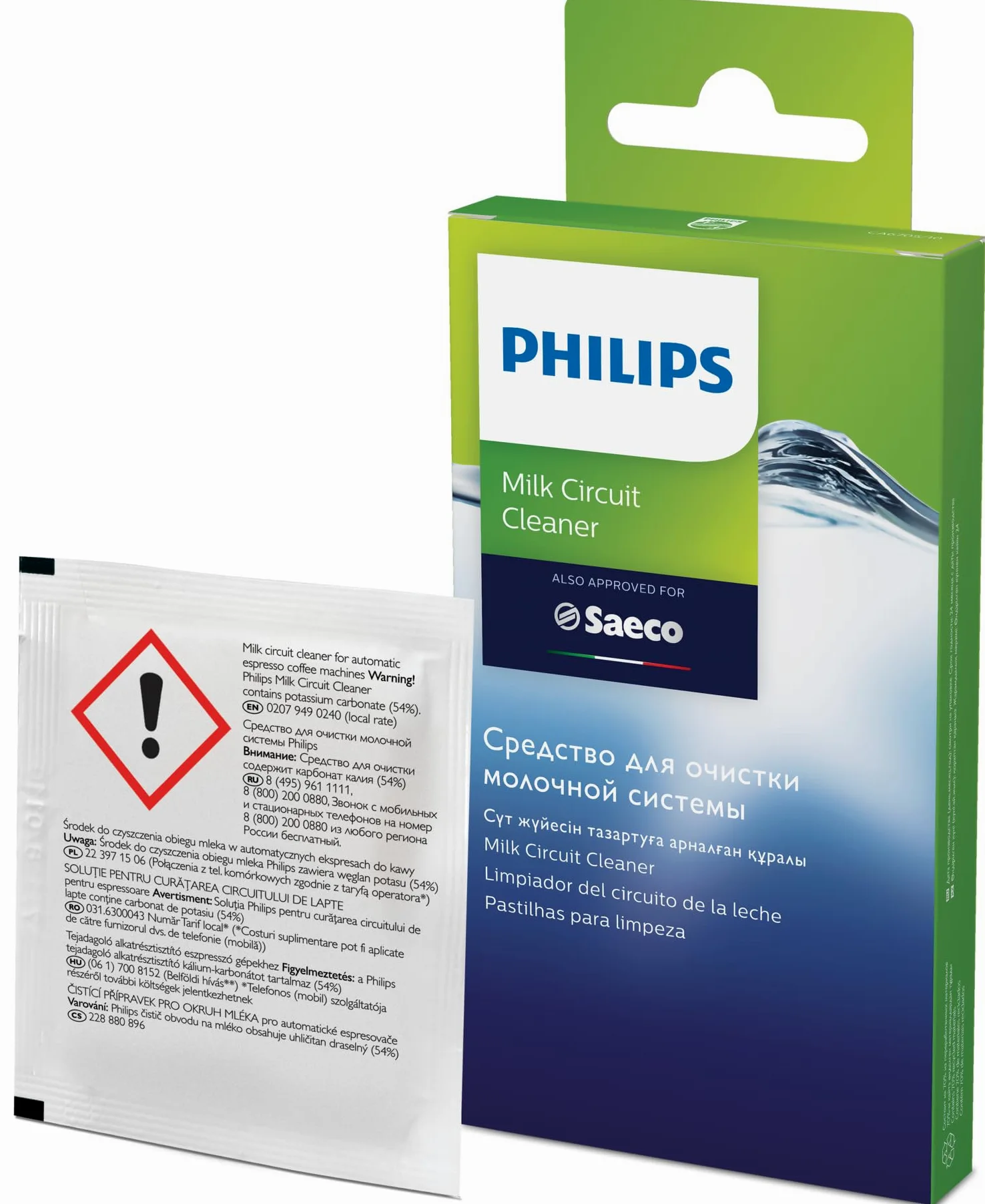 Philips Oryginalny Środek do czyszczenia obiegu mleka do ekspresów do kawy, CA6705/10