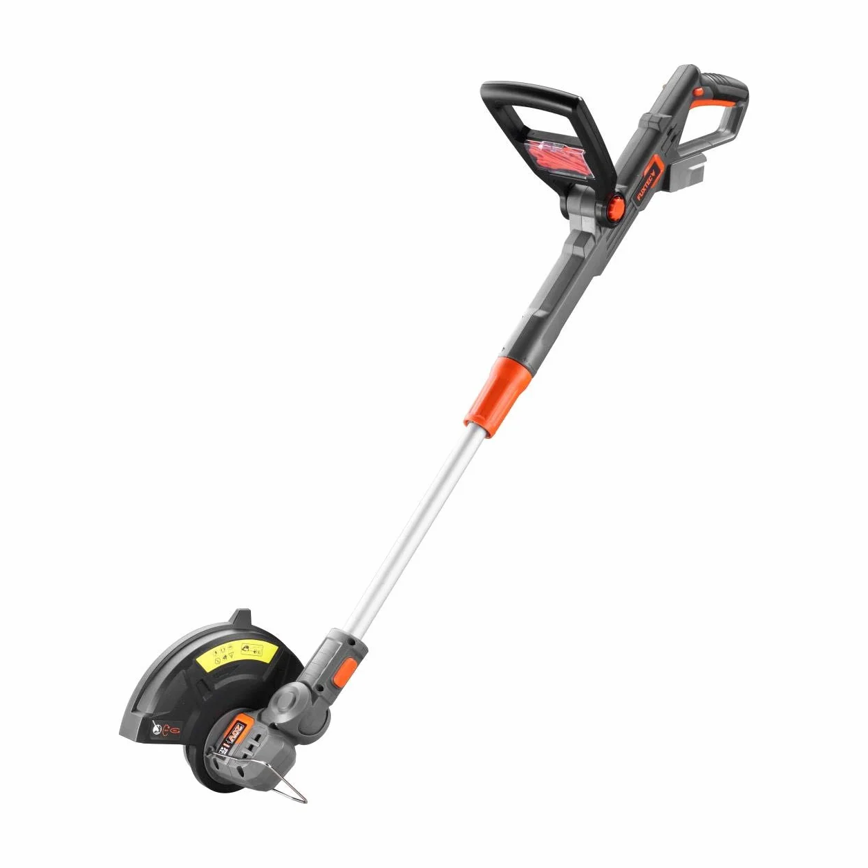 Podkaszarka Elektryczna FUXTEC z Akumulatorem 20V FX-E1RT20 - Akumulator Litowo-Jonowy 2Ah, Szerokosc Ciecia 25 cm, Lekka i Cicha, Teleskopowy Uchwyt