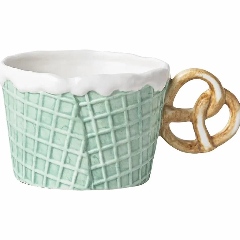 Duże ceramiczne kubki do kawy, Porcelanowy kubek do kawy, ciastek, ceramiczny, zestaw napojów 301-400 ml(Mug-a1)