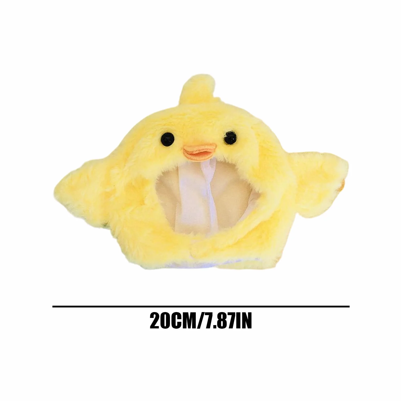 Cat Hat Cute Cartoon Decoration Short Plush Pig Chicken Design Funny Headwear Party Accessory Christmas Halloween Festival Dress Up for Small Animals Dogs Cats