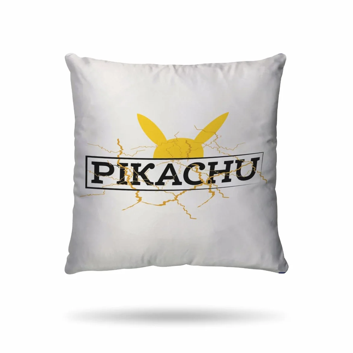 SAHINLER - Poszewka na kołdrę Pikachu High Voltage 140x200 cm + poszewka na poduszkę Pikachu 63x63 cm - Biała - 100% Bawełna