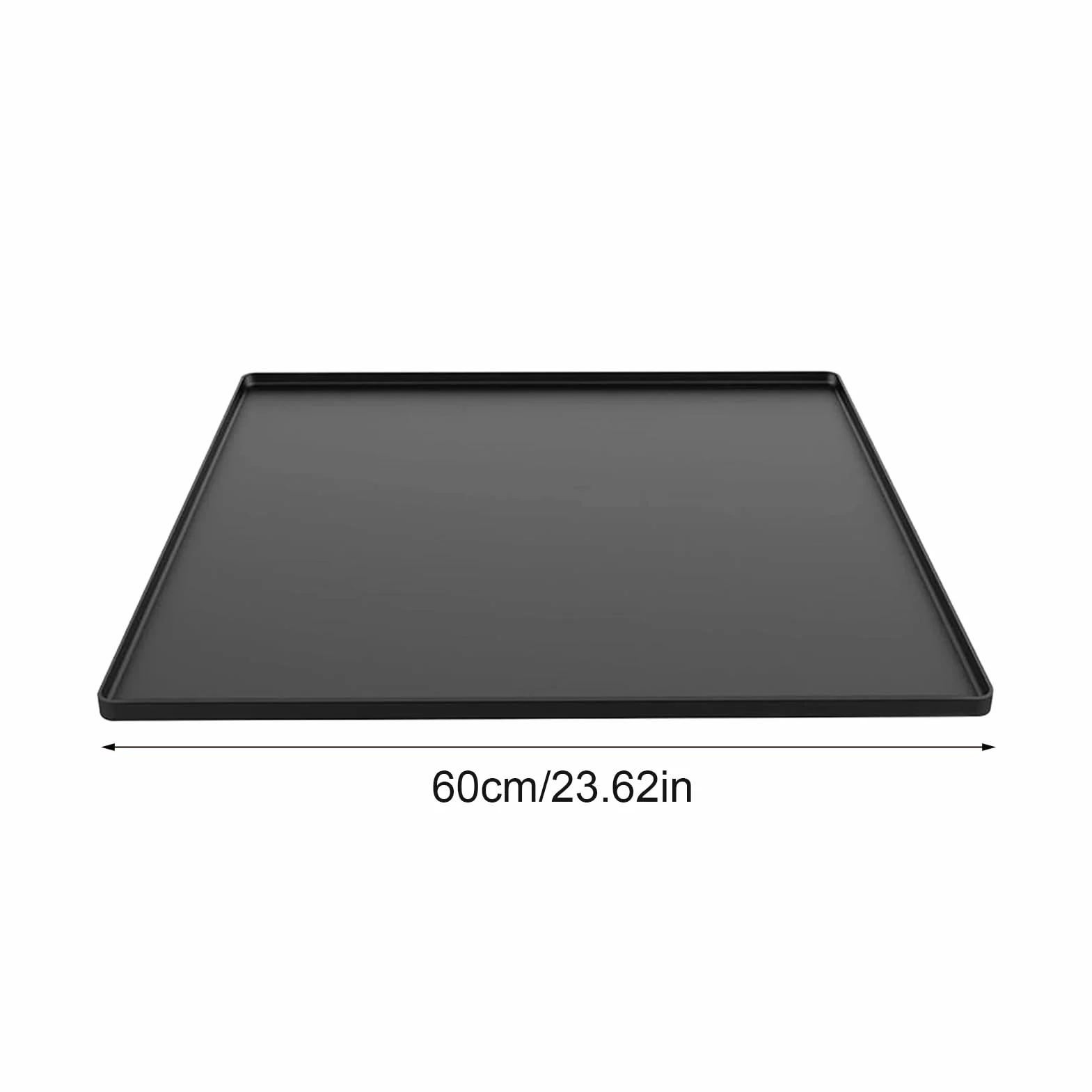Mata podłogowa do lodówki, 60 x 60 x 1,5 cm, antypoślizgowa podkładka pod lodówkę, wodoodporna, do kuchni, miejsca pracy, mieszkania, łazienki, pralni, prysznica, chłodnicy wina