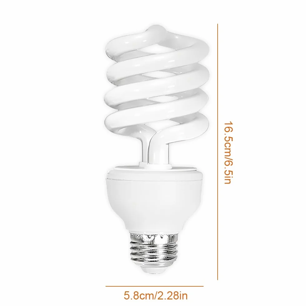 UVB lampa terrarium, 26 W UVA UVB 10.0 lampa UVB terrarium, E27 lampa UV dla gadów, do terrariów z gekonem lamparta, żółwie, bartagame, innych gadów i płazów