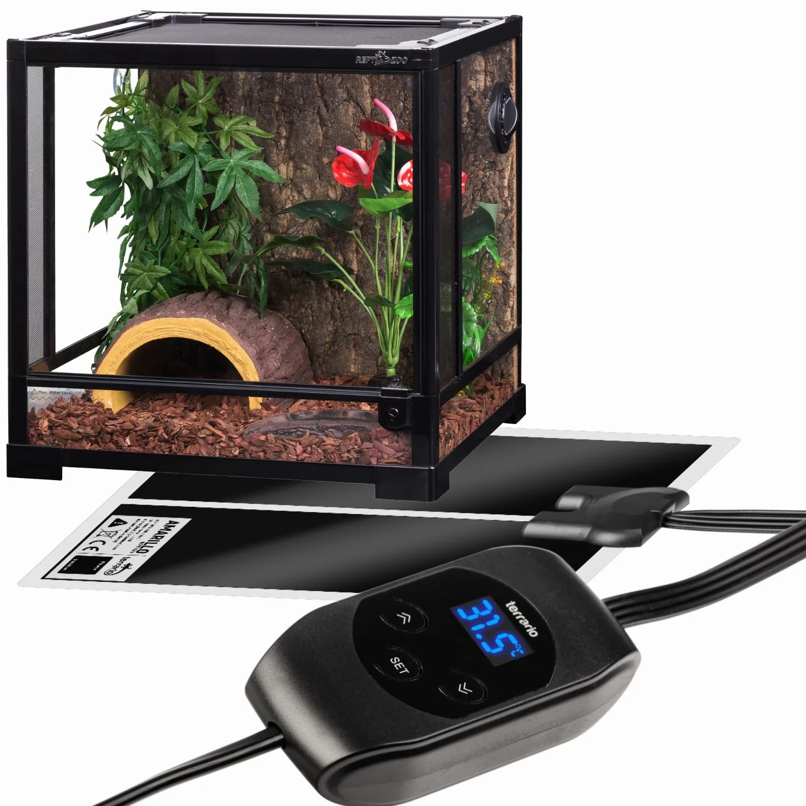Mata grzewcza z termostatem LCD Terrario Amarillo 5W