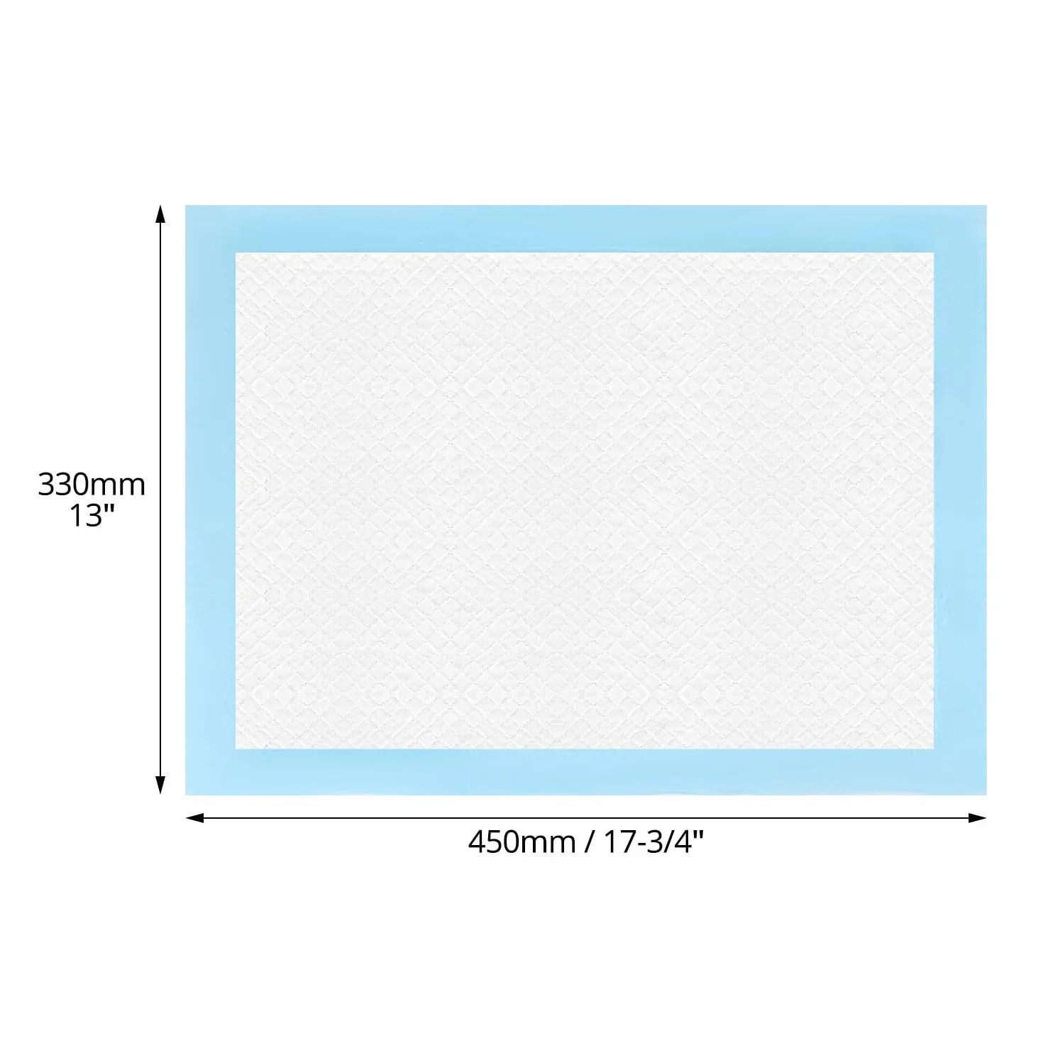 QWORK 100 sztuk podkładek dla szczeniaków 45 x 33 cm treningowe wysoce chłonne maty