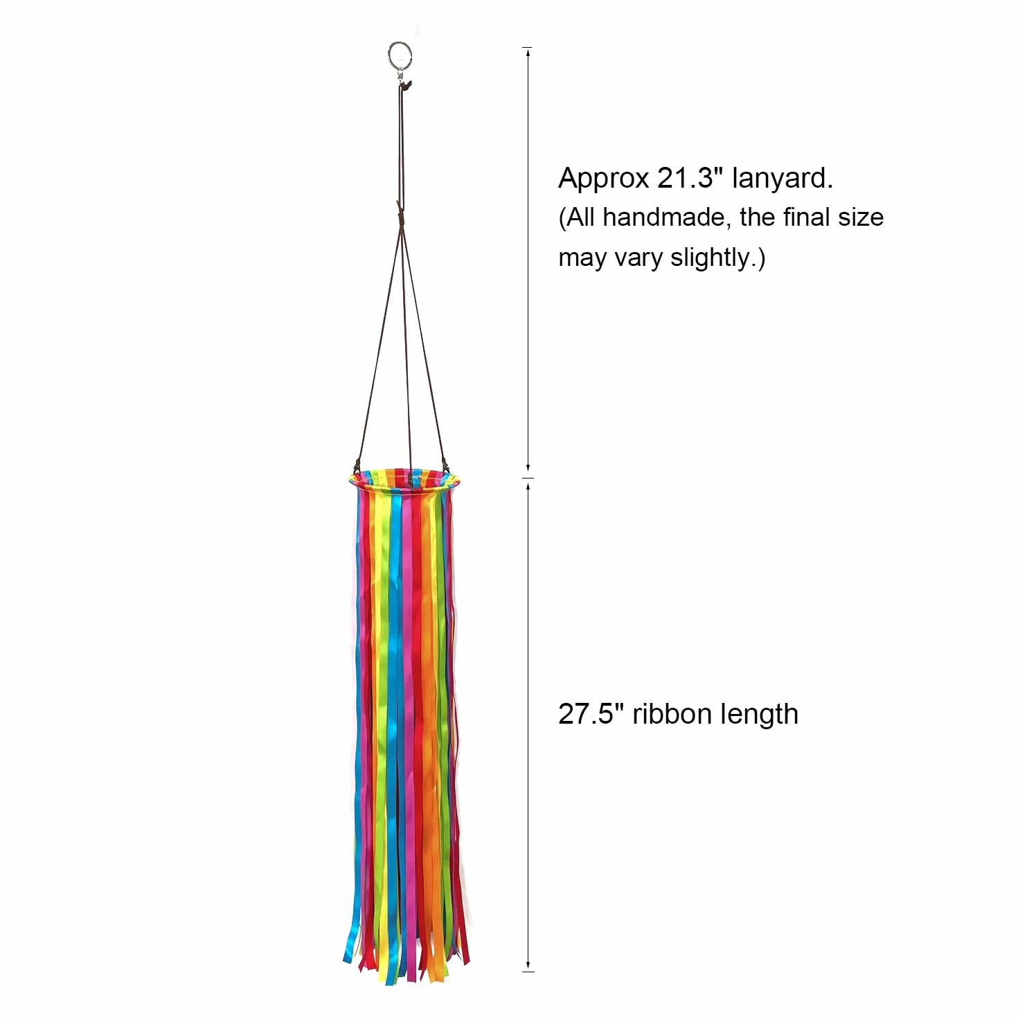 Satynowa wstążka Windsock Streamer, dekoracje zewnętrzne na patio, ogród, podwórko, dok i kemping, 100 cm, WS49-XZH