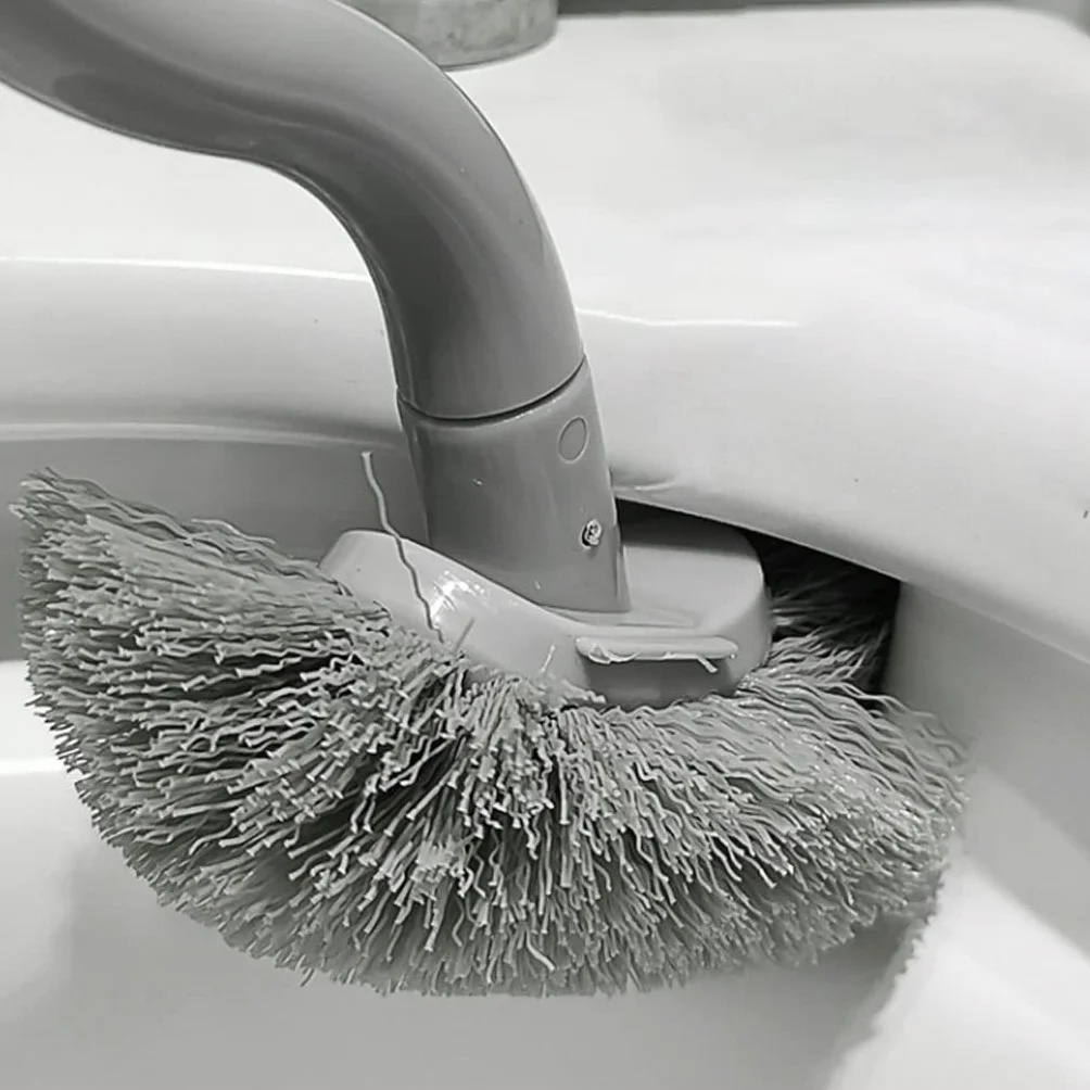 Szczotka do Toalety, Szczotka toaletowa i uchwyt, Łazienka Miska Cleaner Cleaner, Zestaw szczotki do czyszczenia WC z miękkim pędzlem włosia Czyszczenia(B)