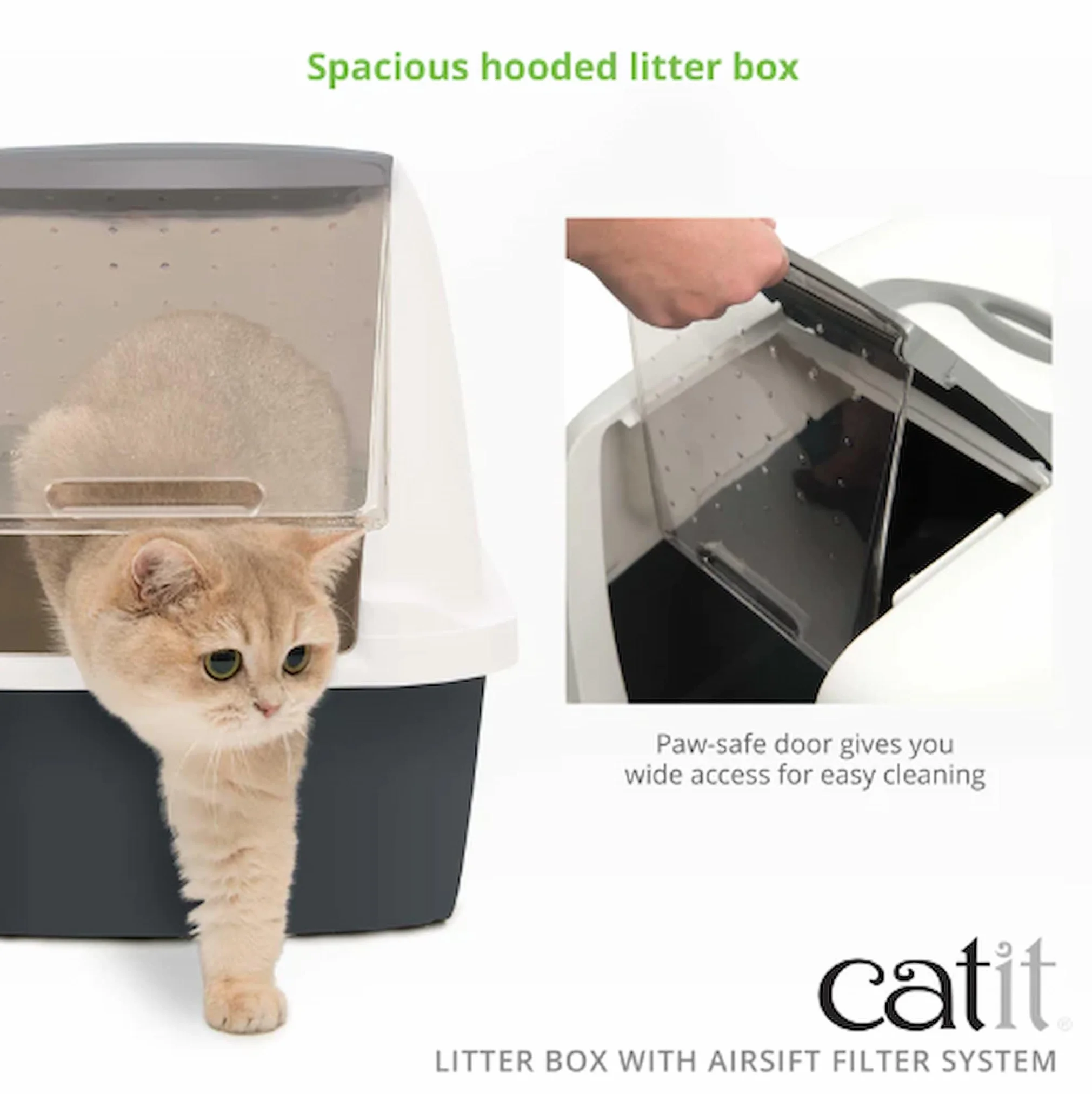 Catit Jumbo Kuweta, Szary, 57 x 43 x 46 cm