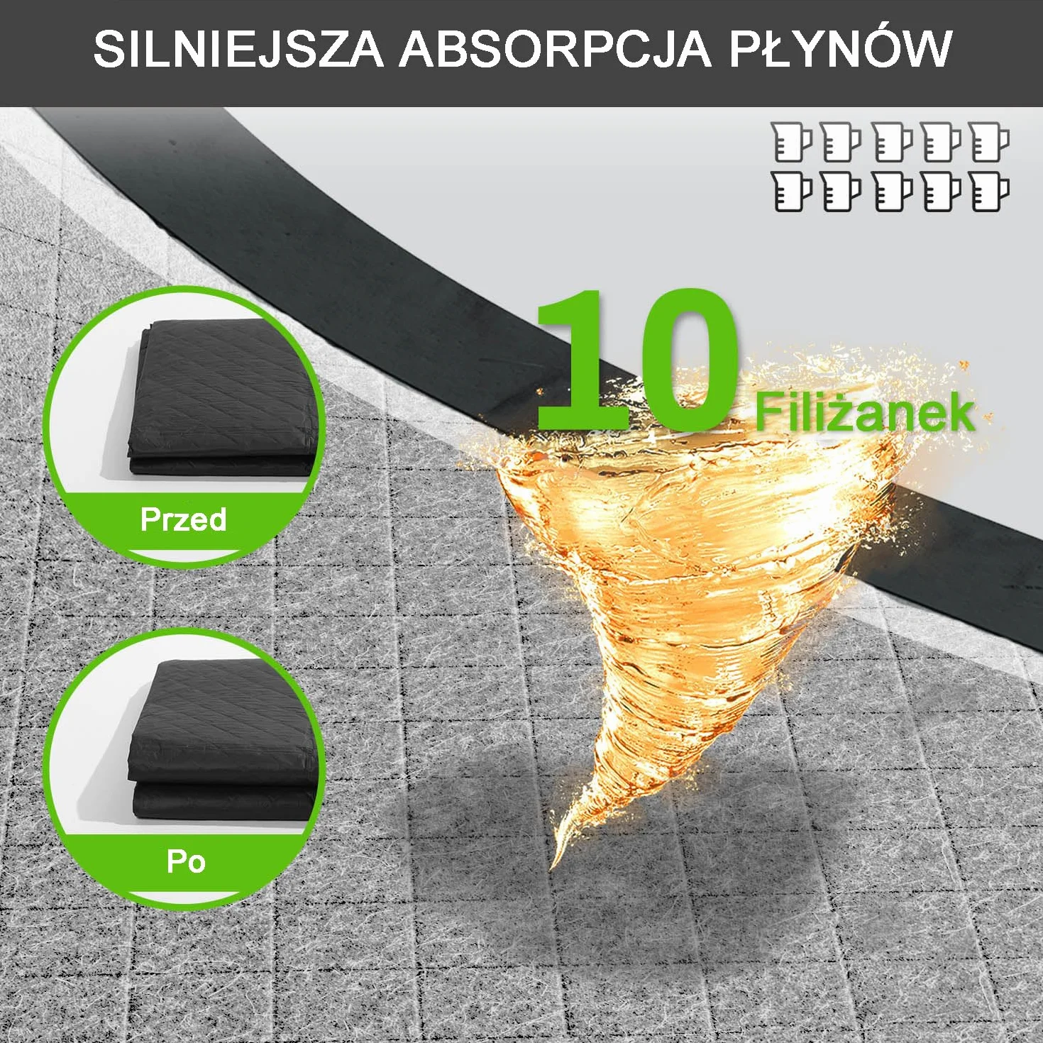 Gardner Pet Podkłady dla szczeniąt 70x85cm, Duże podkłady dla szczeniąt z węglem do kontroli zapachu, Super chłonne i 6-warstwowe podkładki treningowe z zabezpieczeniem przed wyciekaniem dla psów, 30