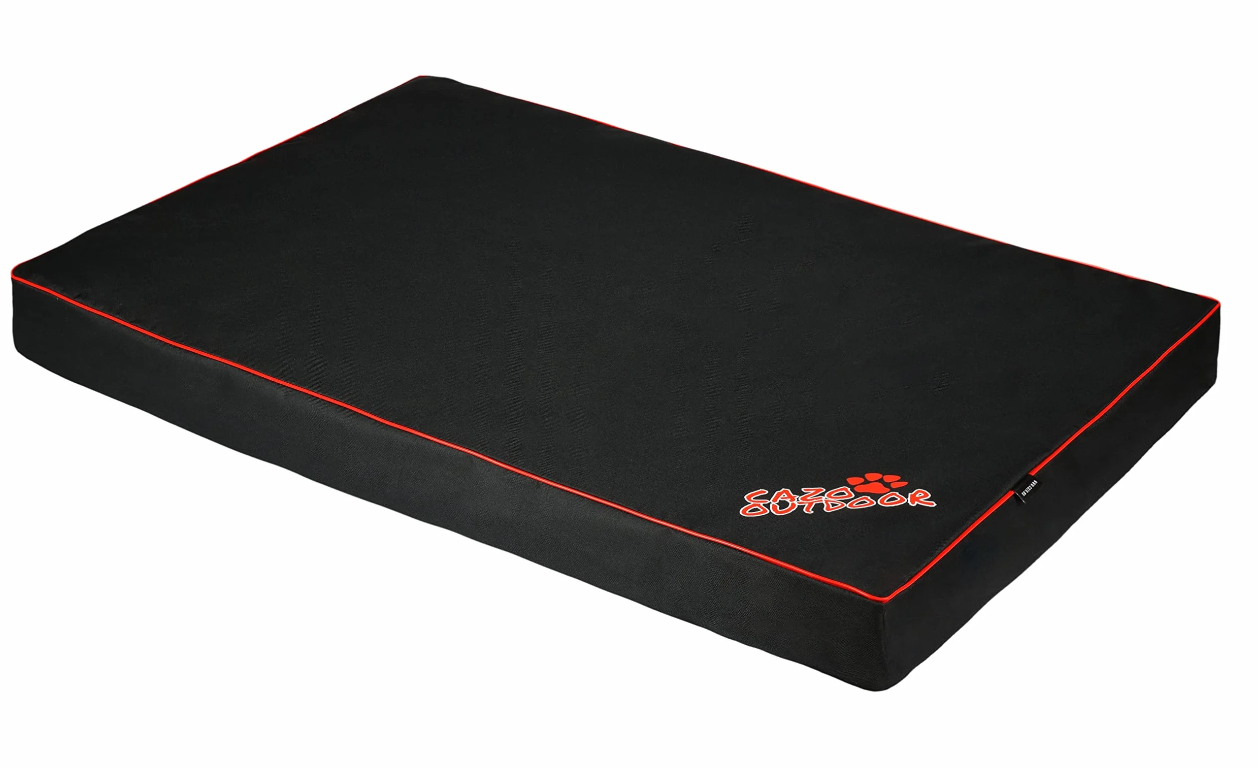 CAZO Wodoodporny Ortopedyczny Materac Legowisko dla psa 120x80x10 cm XL czarny