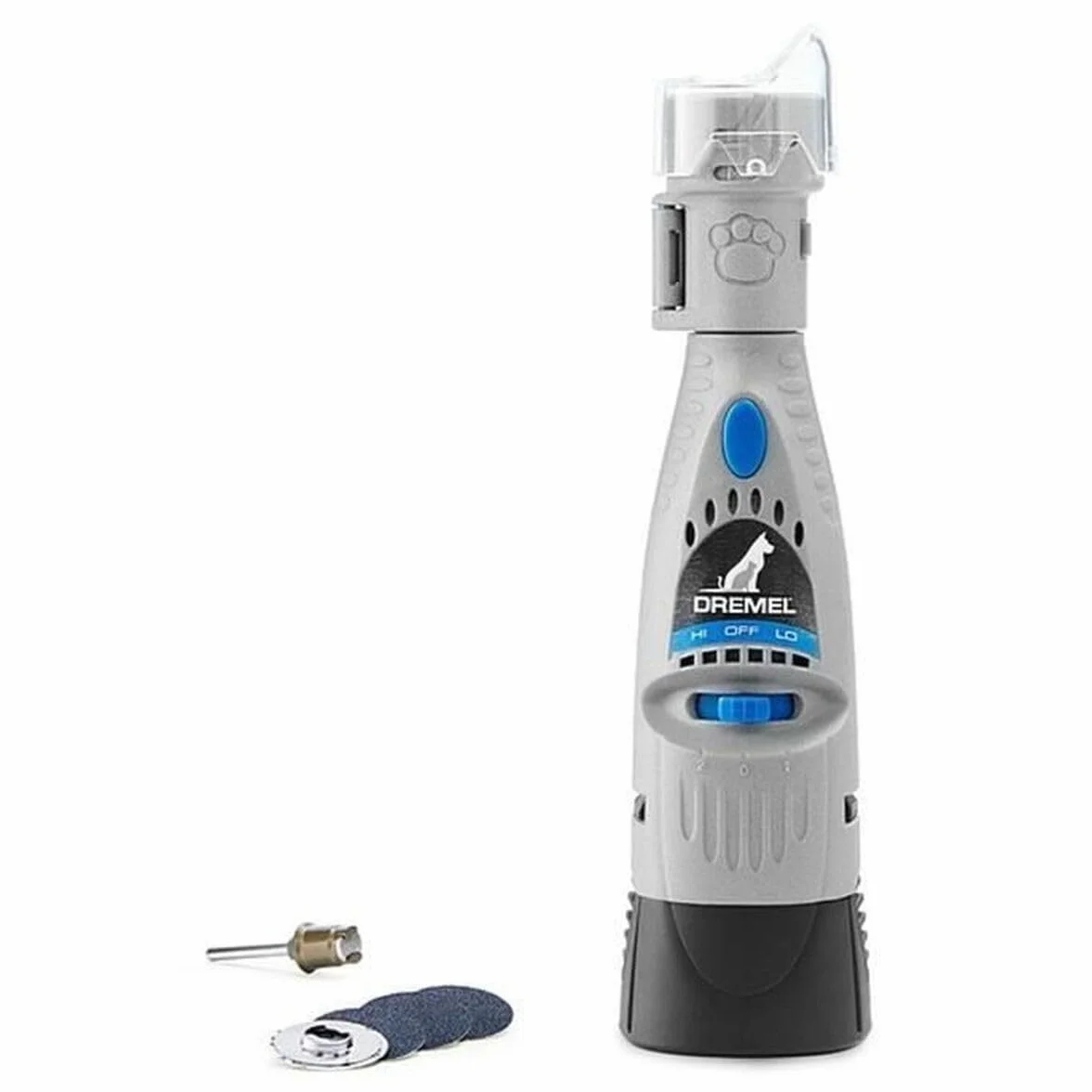 Dremel 7020-PGK szlifierka do pazurów dla zwierząt zestaw cichy pilnik elektryczny 4 tarcze do piaskowania