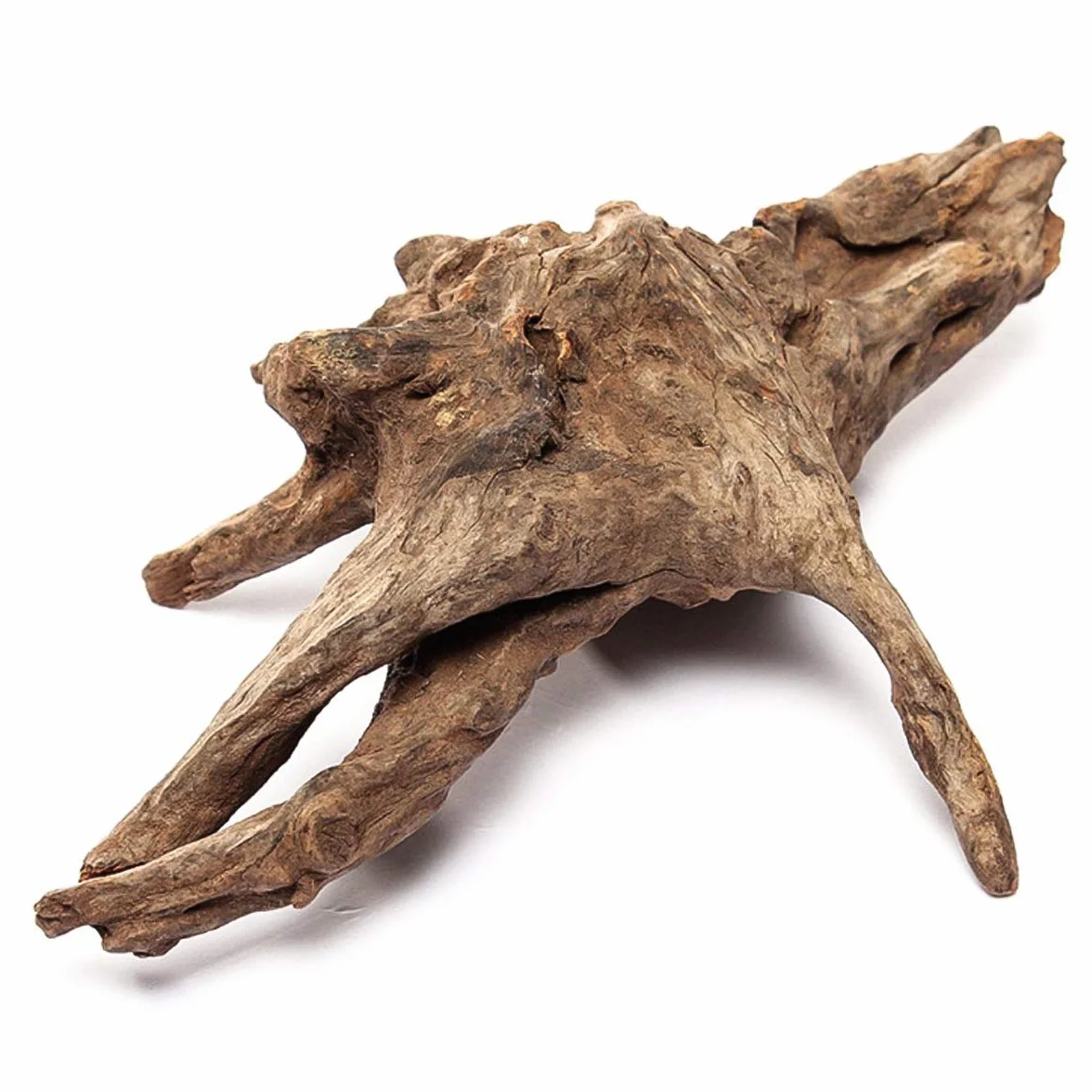 Esenlong Naturalne drewno dryfujące gałązki winorośli gady dekoracja akwarium, losowy kształt 10-15 cm