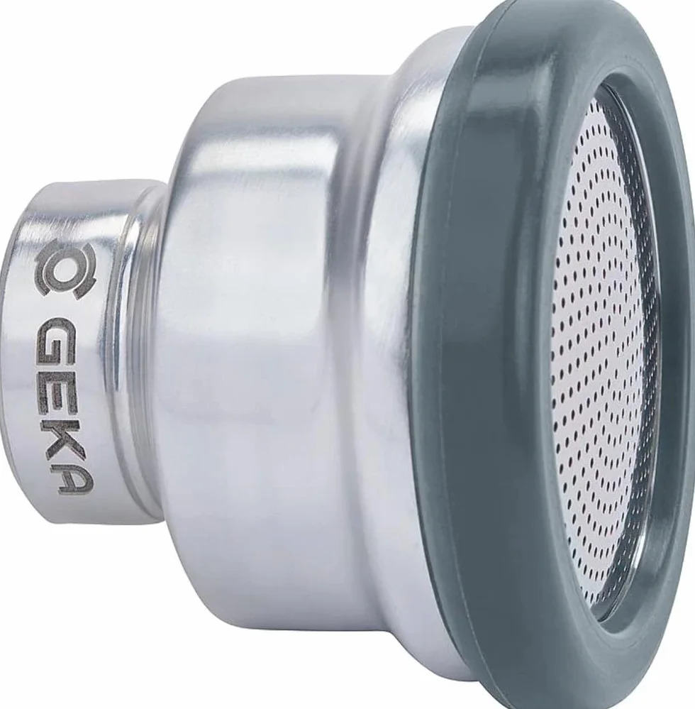 Geka 70GKSB głowica odlewnicza Soft Rain M 1 mm otwór LM 30W CS 30SR, srebrna, 18 x 8 x 13 cm