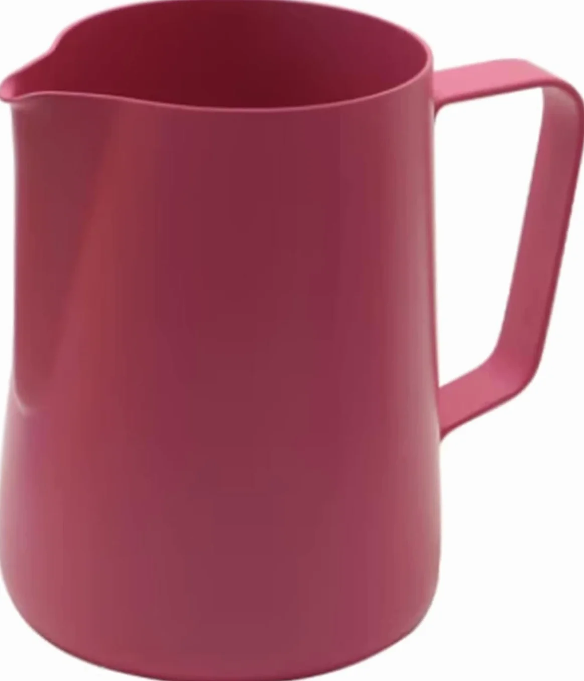 Dzbanek do spieniania mleka, Dzbanek do spieniania mleka, dzbanek, kubek w kształcie kwiatu, fantazyjny, kawa, wytłoczona końcówka, spieniacz, 600 ml(Rood)
