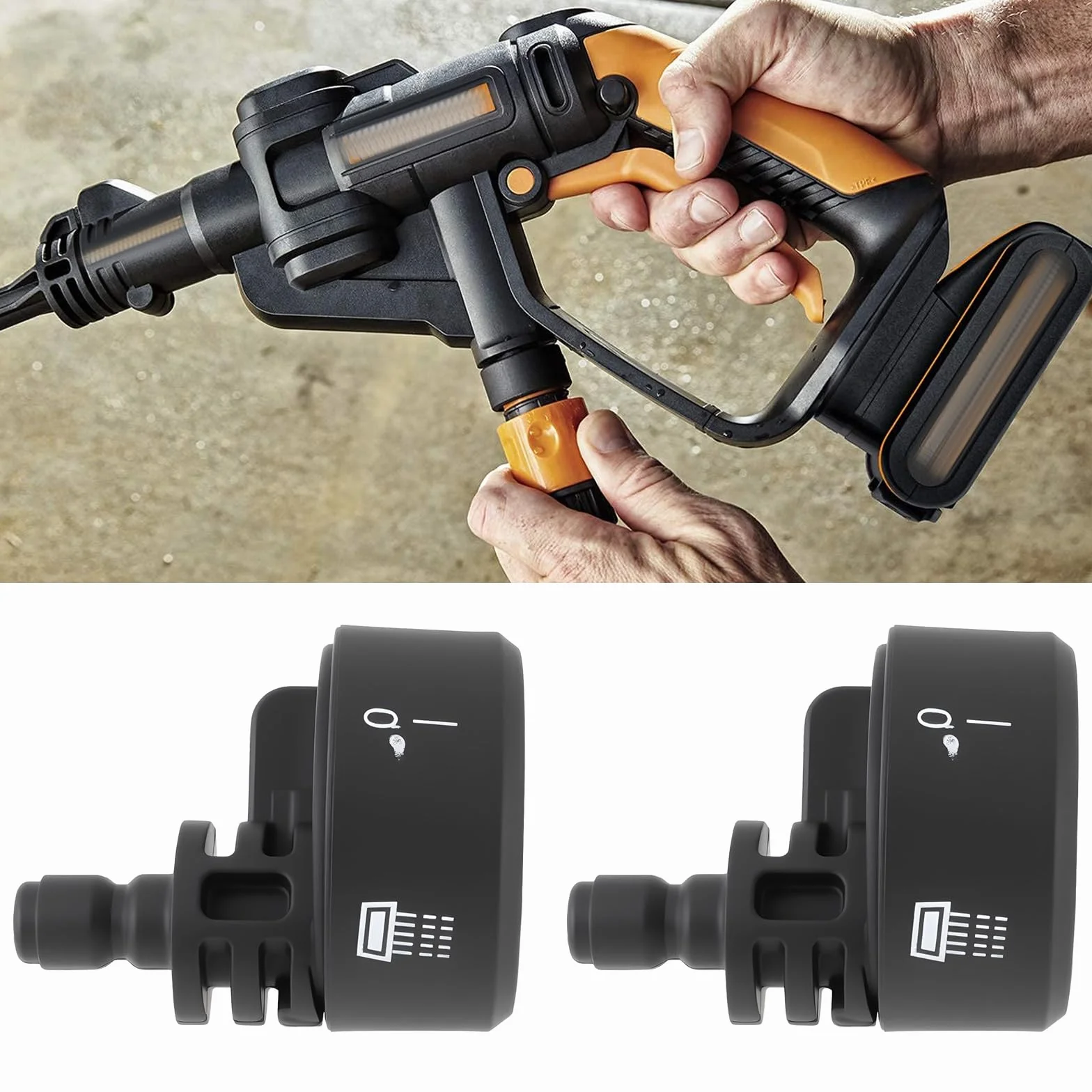 SG Store 2 szt. dysza myjki ciśnieniowej kompatybilna z Worx Hydroshot WG620e WG629e WG630e WG644