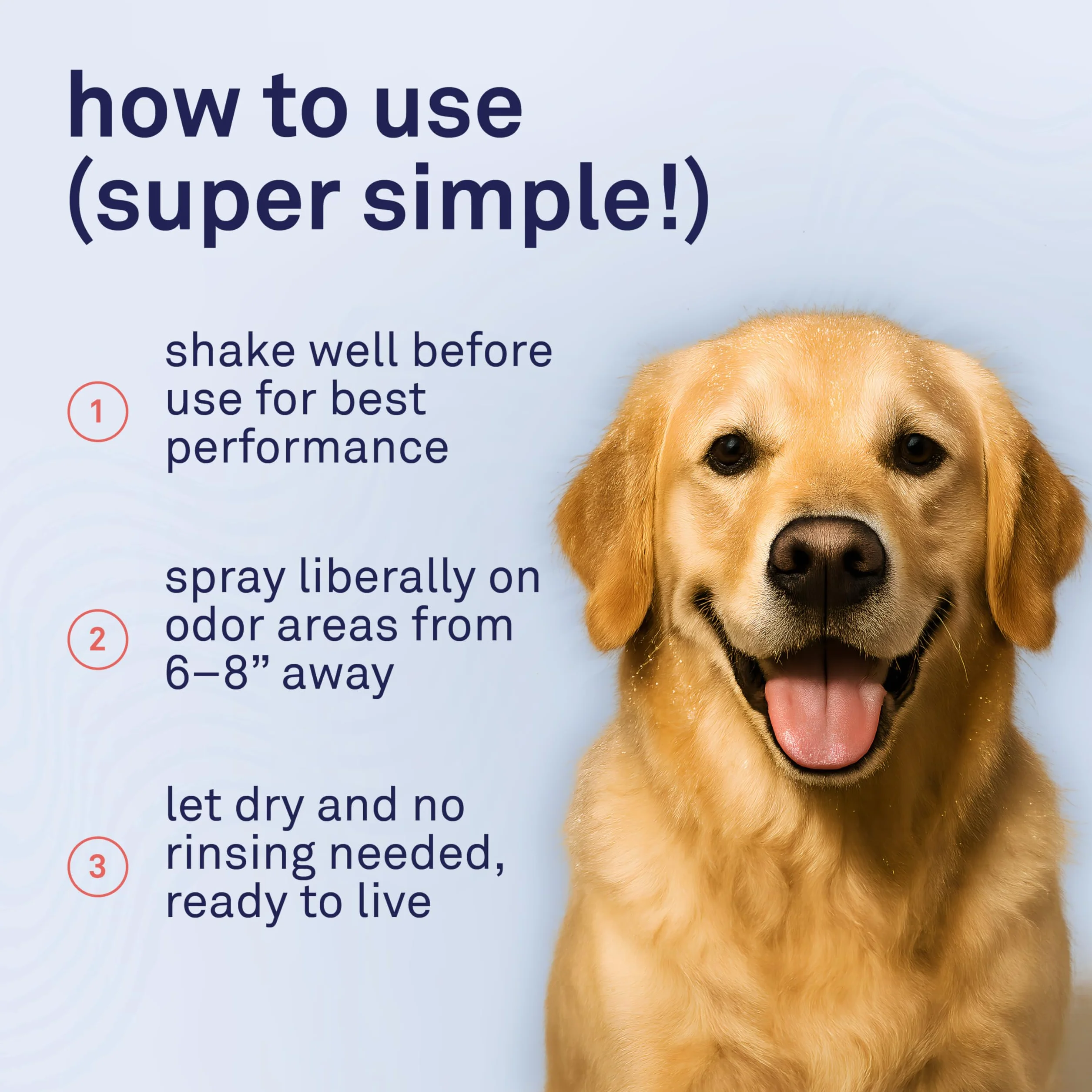 Petpost | Pet Odor Eliminator Spray for Dogs & Cats - Naturally Effective Deodorant and Bad Smell Killer - For Spraying Your Pet or Around the Home