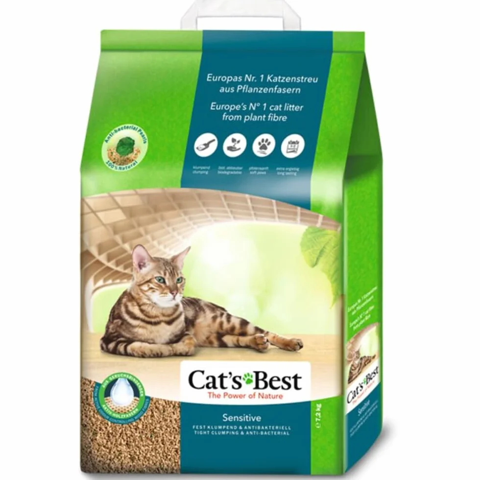 Cat'S Best Sensitive 4002973257135 Żwirek dla Kotów, 7,2 kg /20 l