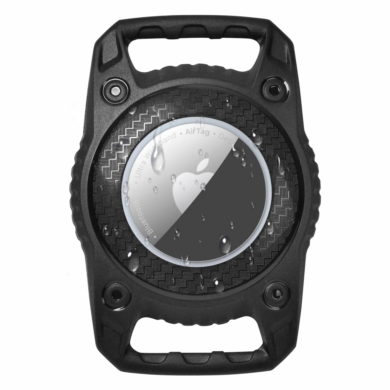 Ainiv Wodoszczelna obroża dla psa Airtag IP7, pies, uchwyt Airtag, obroża dla kotów, kompatybilna z etui Apple Airtag, breloczek do kluczy