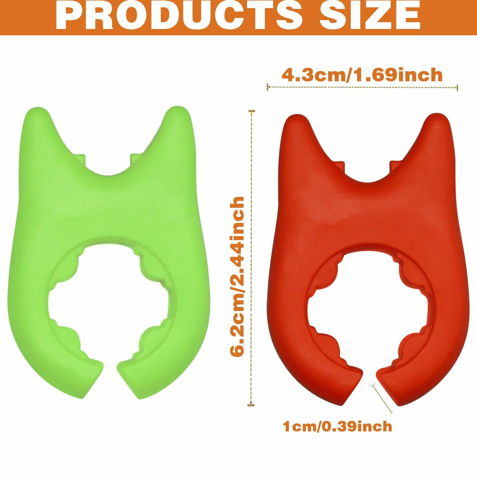 2 szt. Uchwyt na patelnię Spoon, Heat Resistance Spatula Bracket Clips, Silicone Pot Spoon Holder Pot Clip Holder for Pot, Kitchen Gadget…