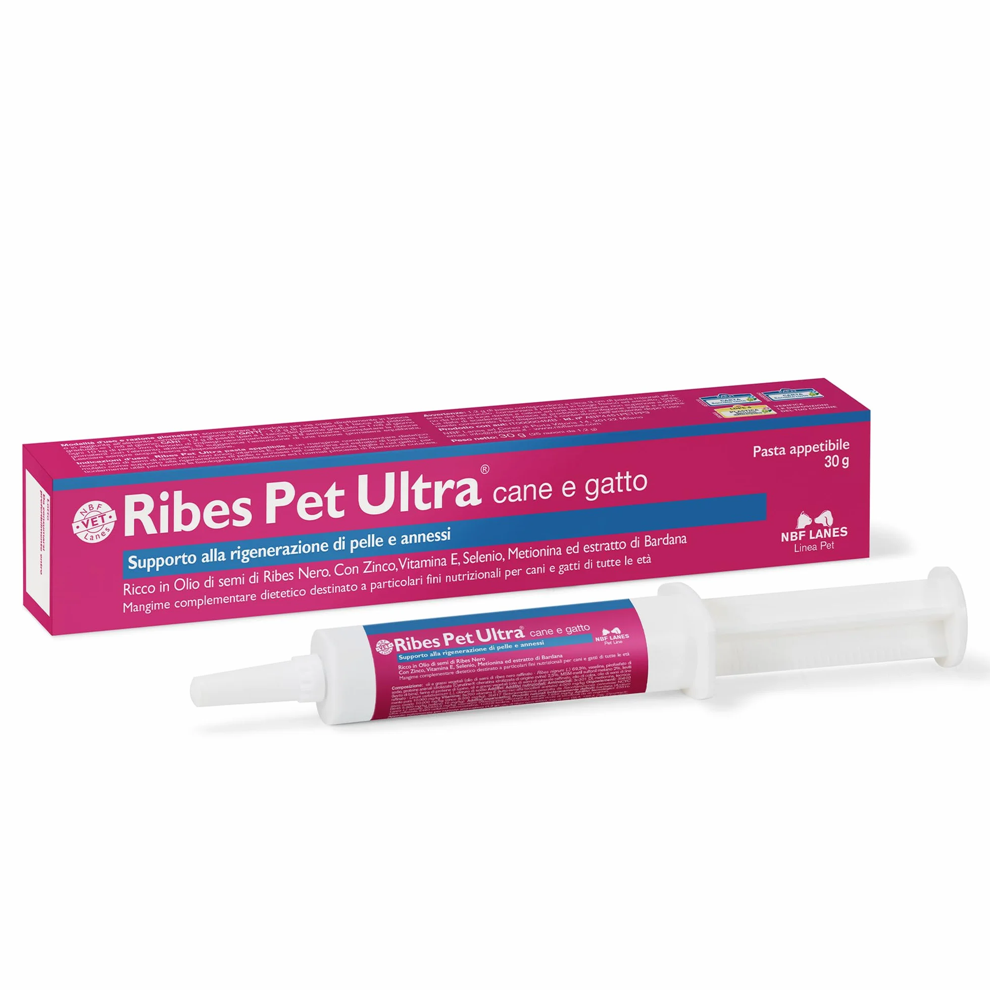 Ribes Pet Ultra Dog & Kot Apetible Pasta 30 g wspomaga regenerację skóry